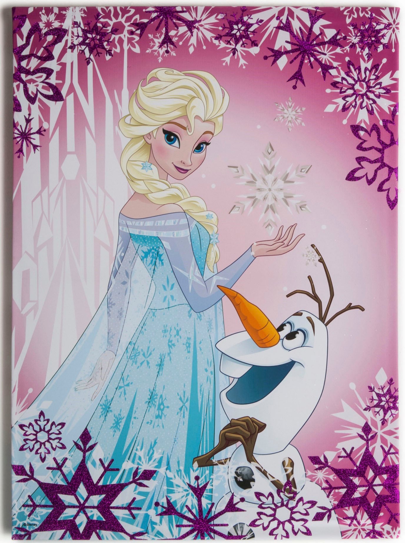 Disney Leinwandbild "Frozen Elsa & Olaf", (1 St.)