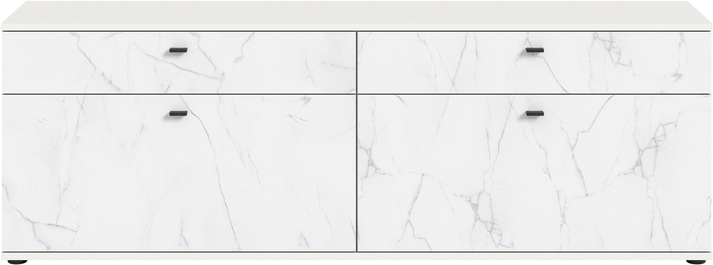 INOSIGN Lowboard »CALCOLO, Breite 180cm, 2 Schubkästen, 2 Klappen, 2 Fächer«, TV-Möbel, TV-Schrank, TV-Lowboard, Mediaboard, Wohnmöbel