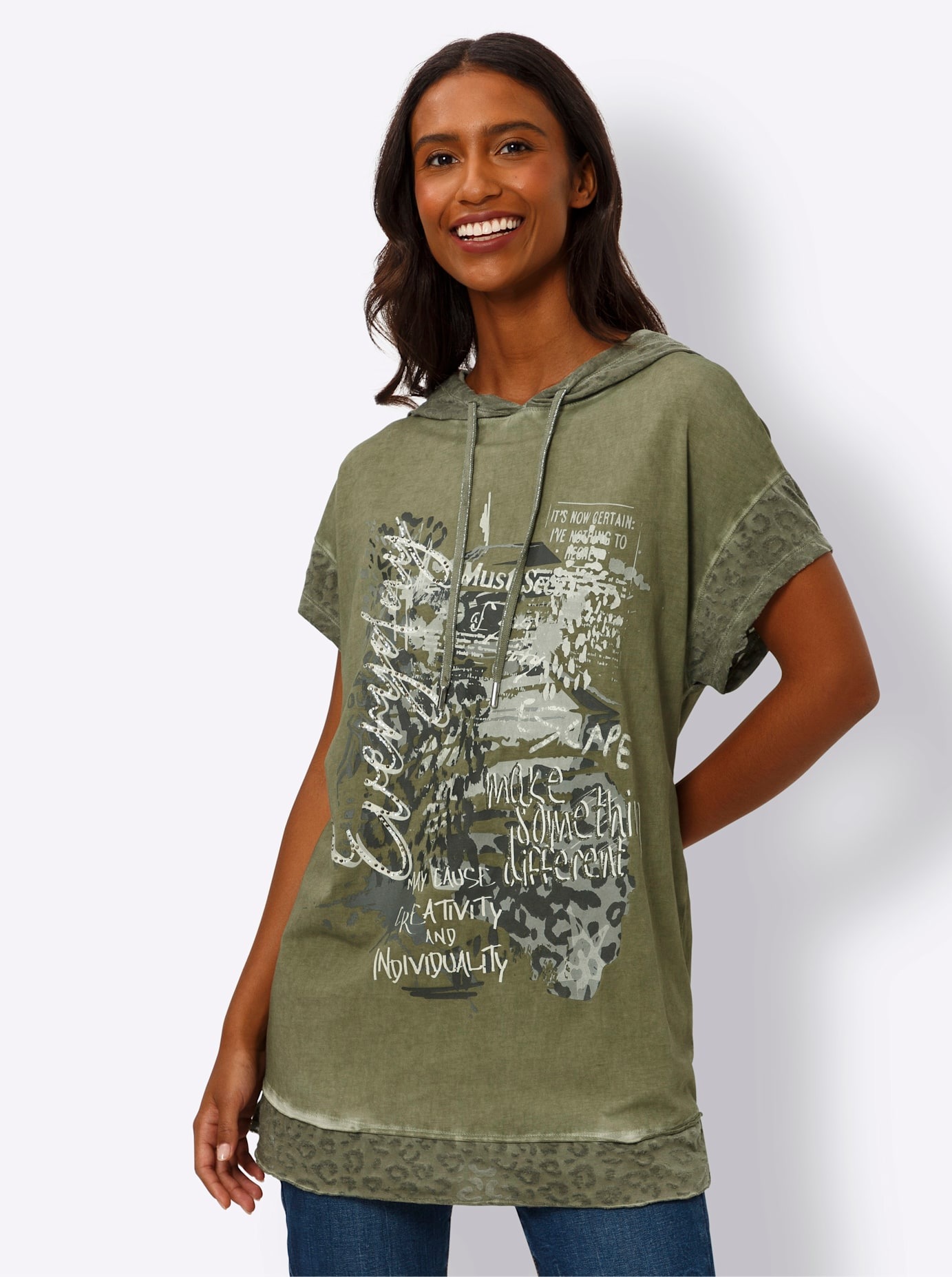 heine Kapuzenshirt "Shirt" 1 Stk. tlg. günstig online kaufen