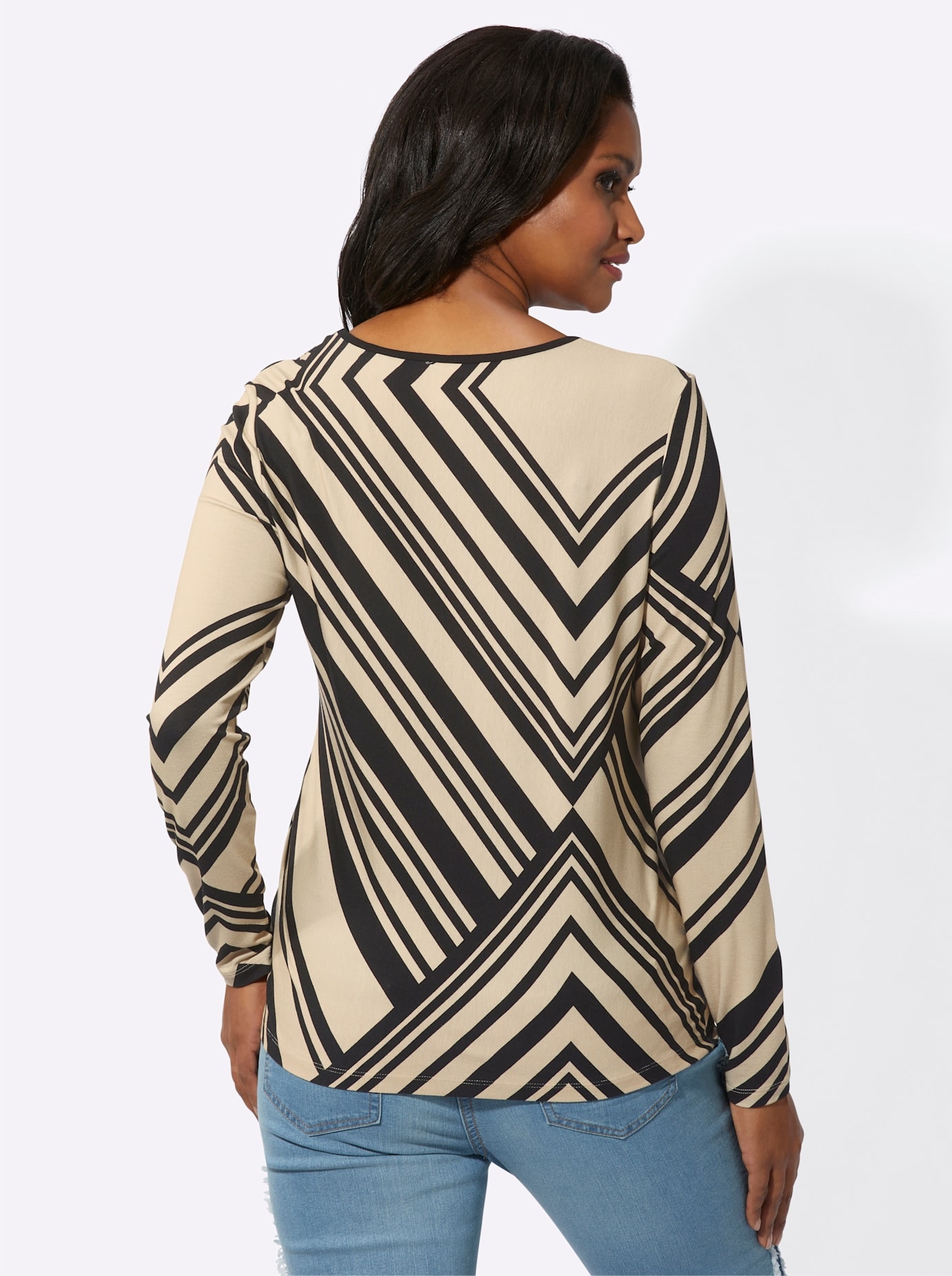 Inspirationen Langarmshirt »Druck-Shirt«, (1 tlg.)