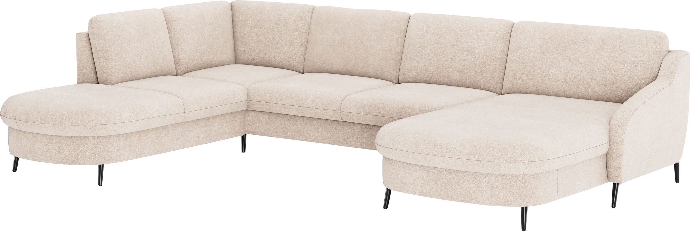 Thumbnail - sit&more Wohnlandschaft "Soul U-Form", wahlweise mit Bettfunktion und Bettkasten oder Schubkasten