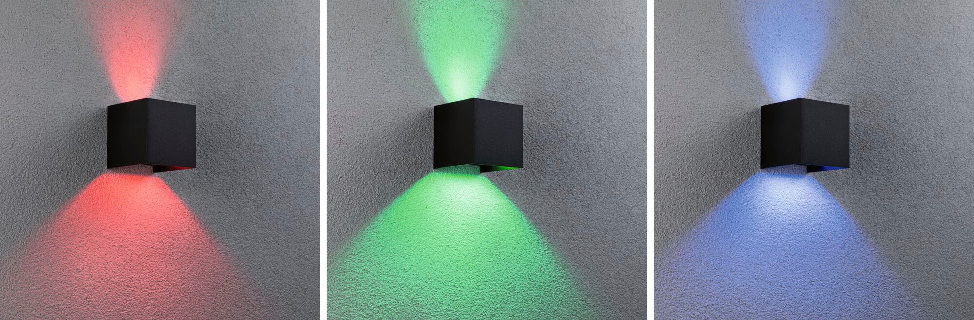 Paulmann LED Außen-Wandleuchte »Outdoor flammig-flammig, 2 | 230V Zigbee anthrazit«, Cybo RGBW Zigbee BAUR RGBW 2000-6500K
