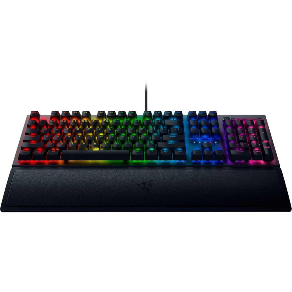 RAZER Gaming-Tastatur »BlackWidow V3 Green Switch«, (Fn-Tasten-Ziffernblock)