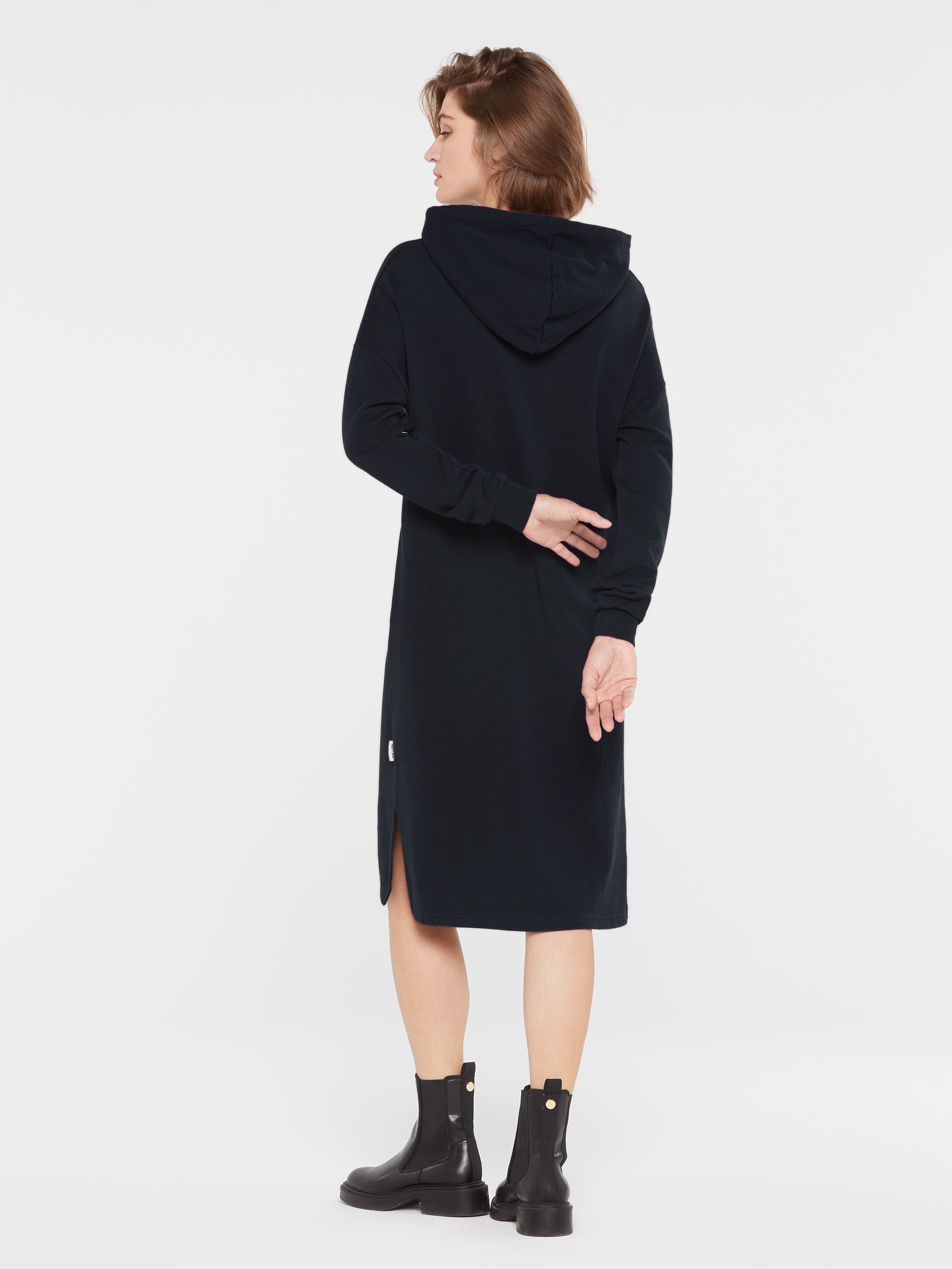 SENSES.THE LABEL Sweatkleid Ohne Taschen aus Baumwolle