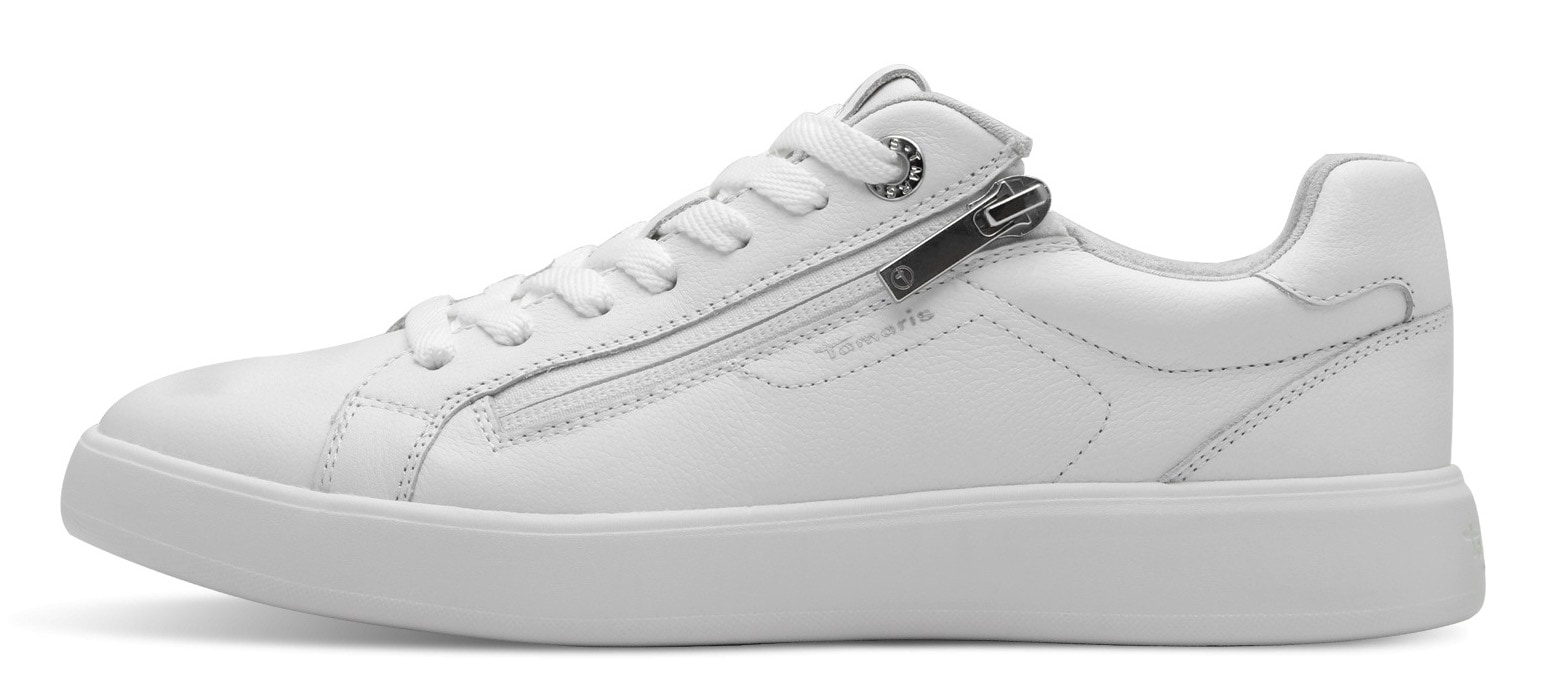 Tamaris Plateausneaker, Freizeitschuh, Halbschuh, Schnürschuh mit Ziernähten