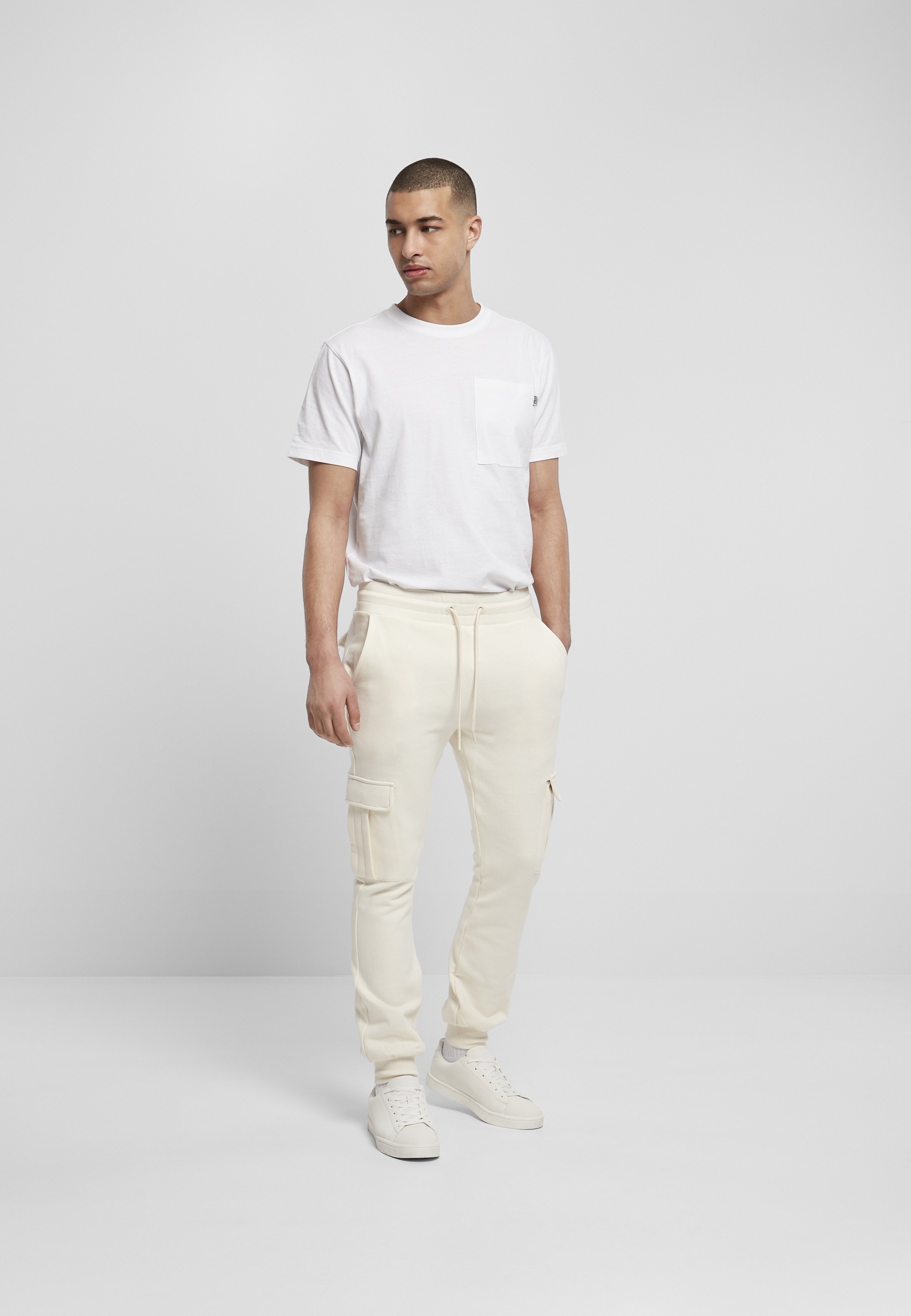 URBAN CLASSICS Stoffhose »Urban Classics Herren Cargo Sweatpants«, (1 tlg.)