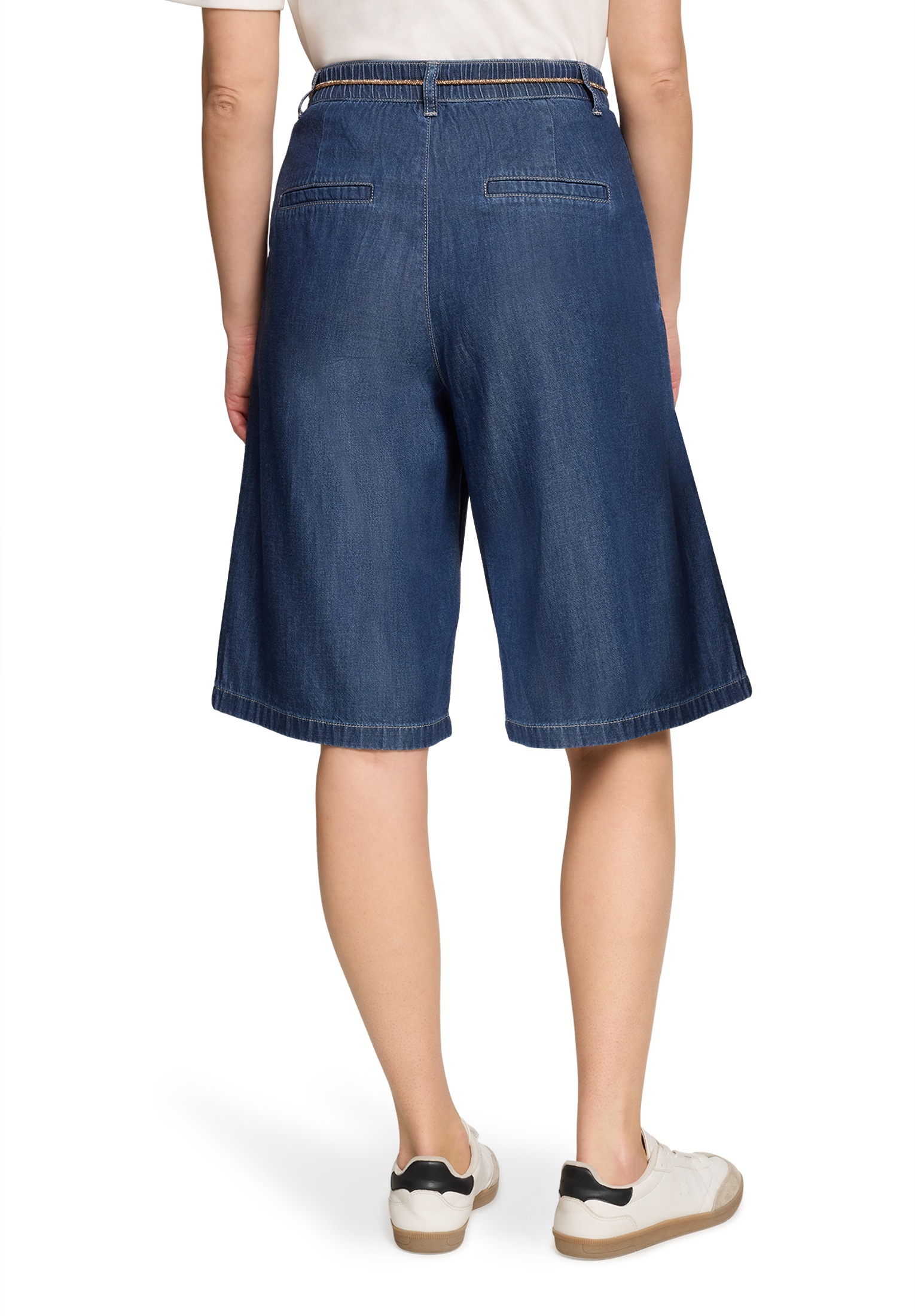 Cartoon Bermudas »Damen mit Bindegürtel«