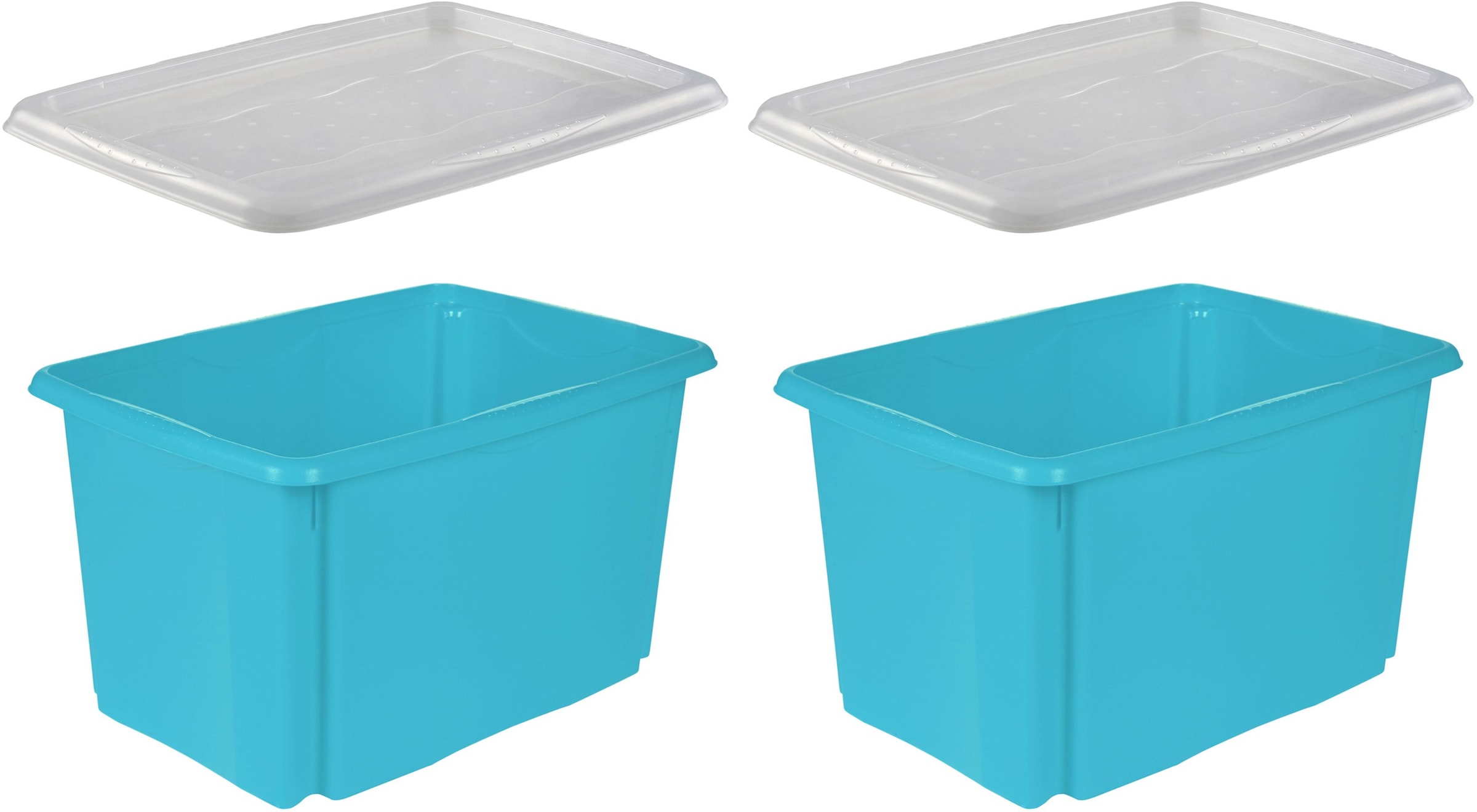 keeeper Aufbewahrungsbox "emil" 45 L, mit Deckel, hochwertiger Kunststoff günstig online kaufen