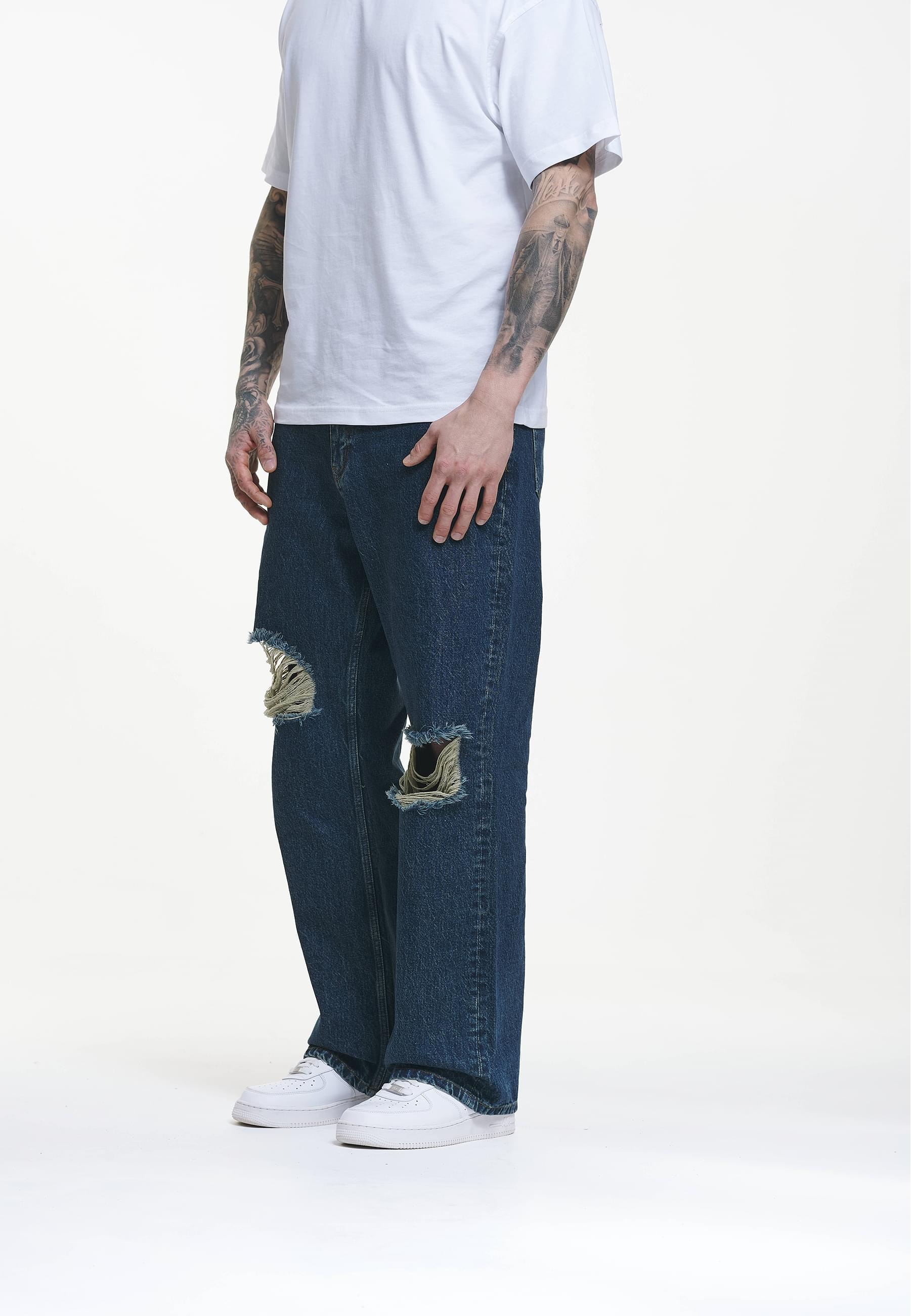 2Y Studios Bequeme Jeans "2Y Studios 2Y Anduin Ripped Baggy Jeans" günstig online kaufen