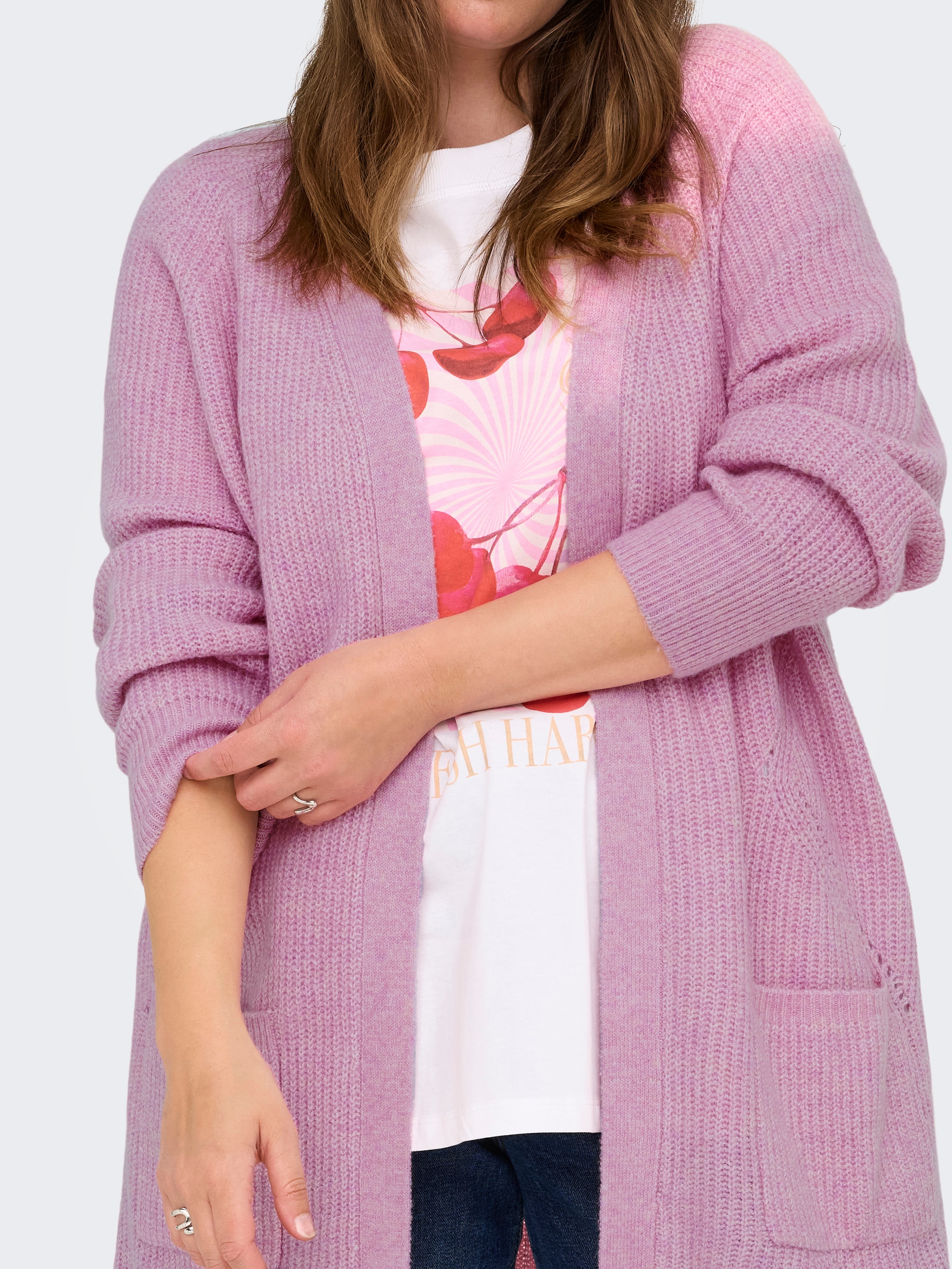 ONLY CARMAKOMA Strickjacke »CARWHITNEY LS CARDIGAN KNIT«