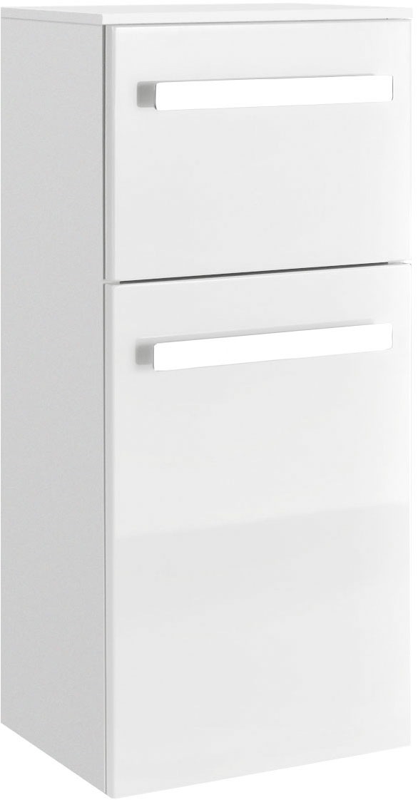 Saphir Badmöbel-Set »Serie 4005, vormontiert, Glaswaschbecken, Spiegelschrank«, (Set, 5 St.), Badezimmer Set 92 cm breit, inkl. Türdämpfer, 3 Türen, 2 Schubladen