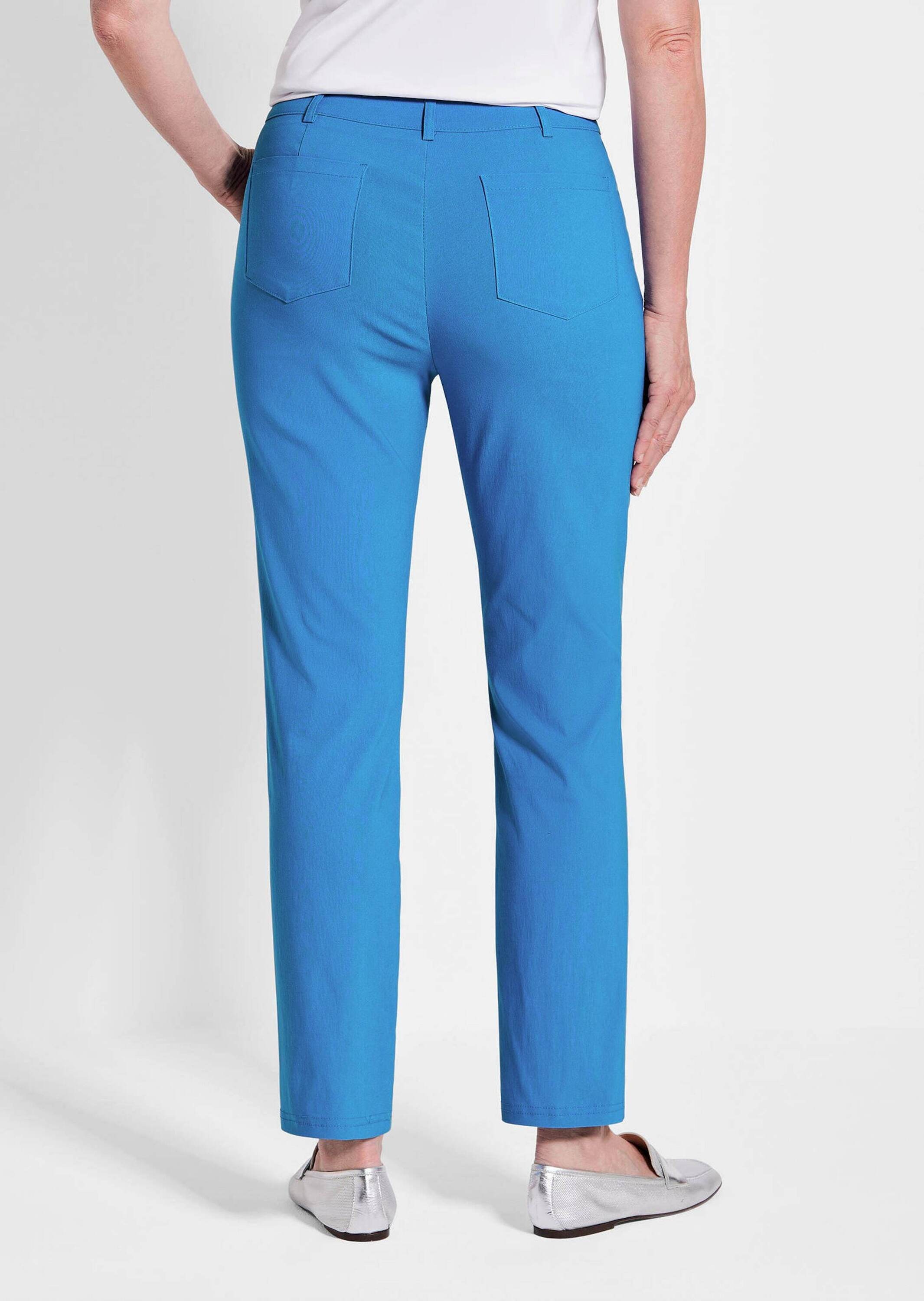 GOLDNER Stoffhose »Kurzgröße Elegante Hose LOUISA mit Formbund«