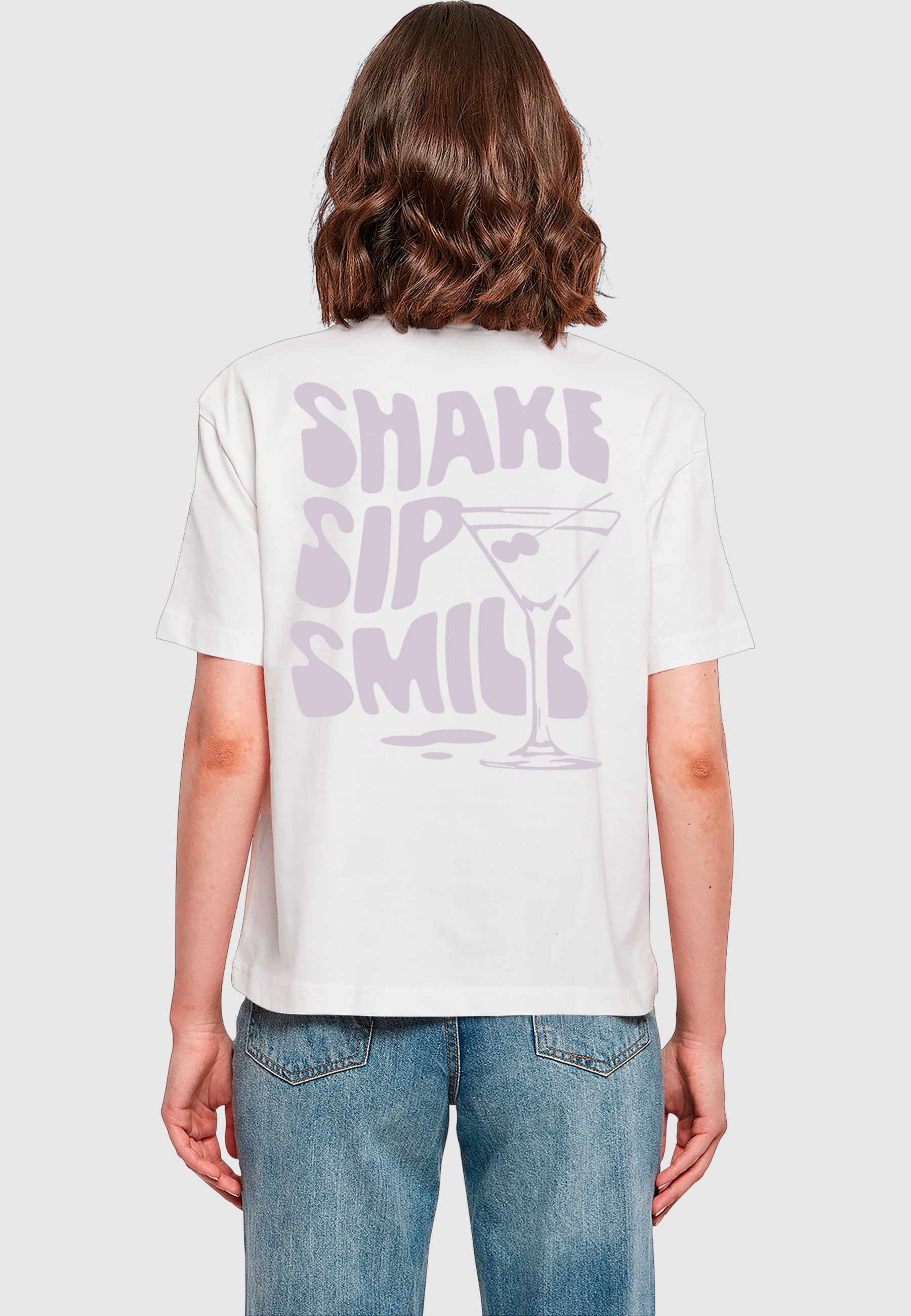 Miss Tee T-Shirt »Miss Tee Shake Sip Smile Tee« 1 Stk.