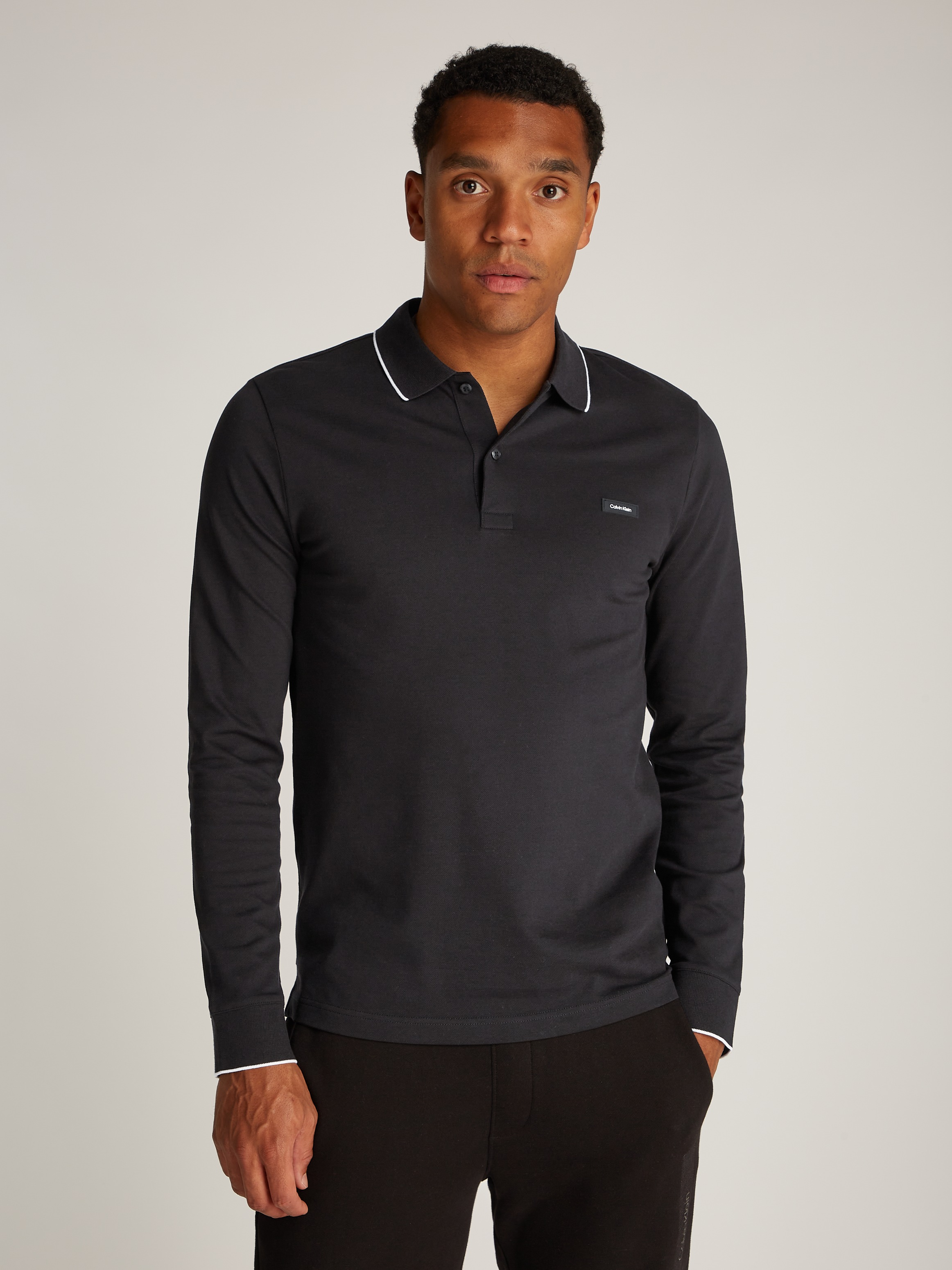 Calvin Klein Polo marškinėliai »STRETCH PIQUE TIPPI...