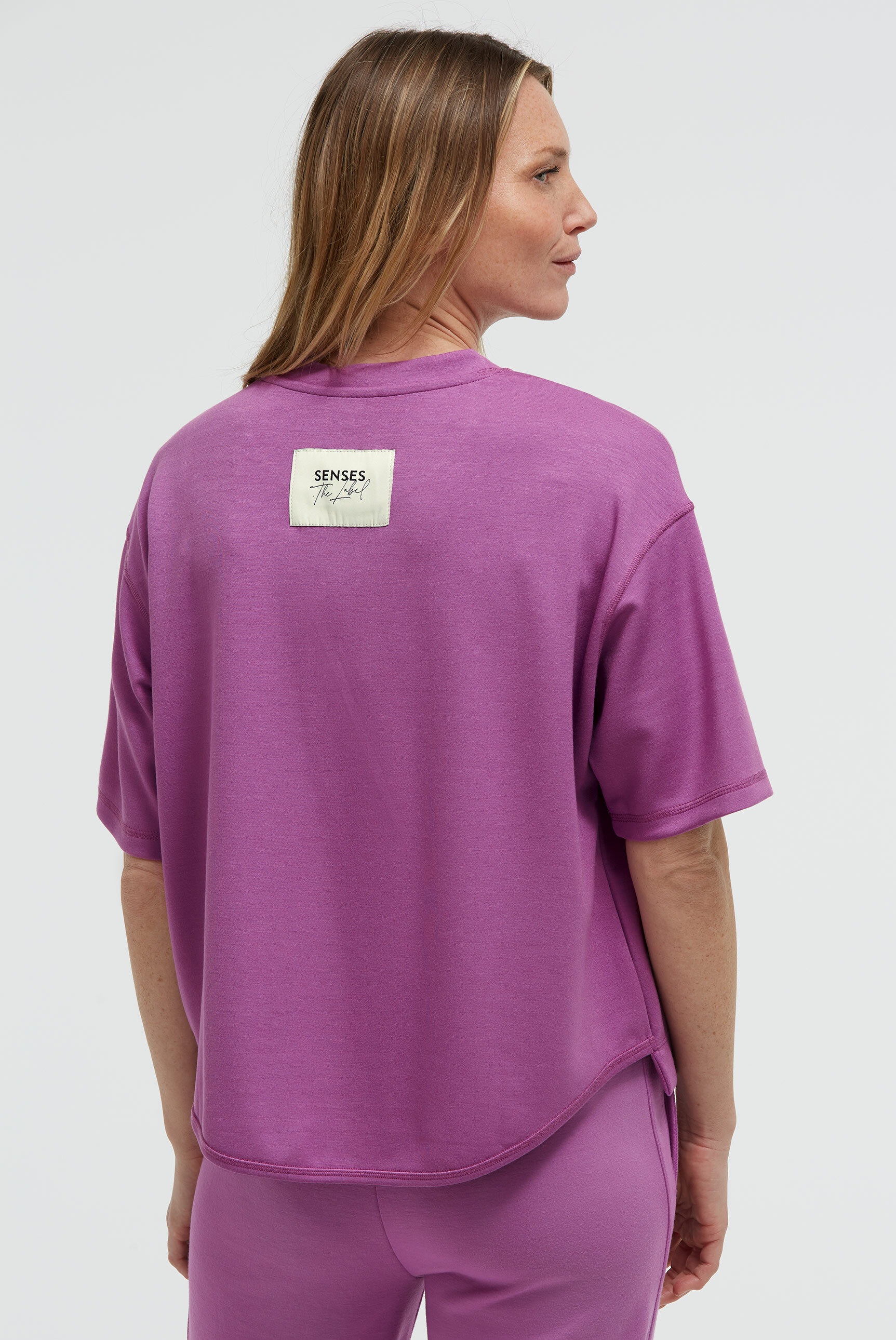 SENSES.THE LABEL Sweater , mit abgerundeten Saum
