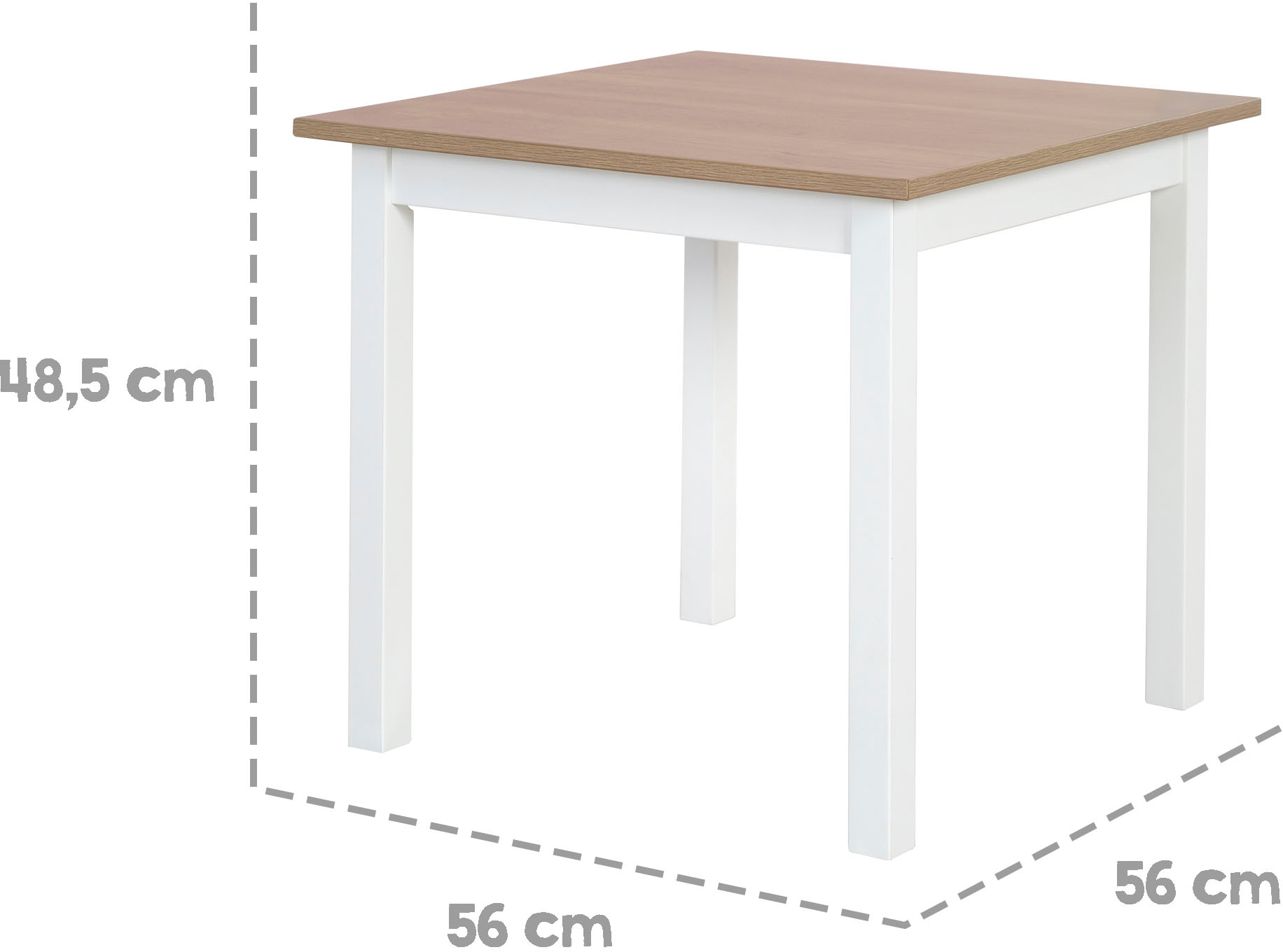 roba® Kindersitzgruppe »Woody, Holzdekor/weiß«, (3 tlg.) | BAUR | Kinderstühle & Kindertische