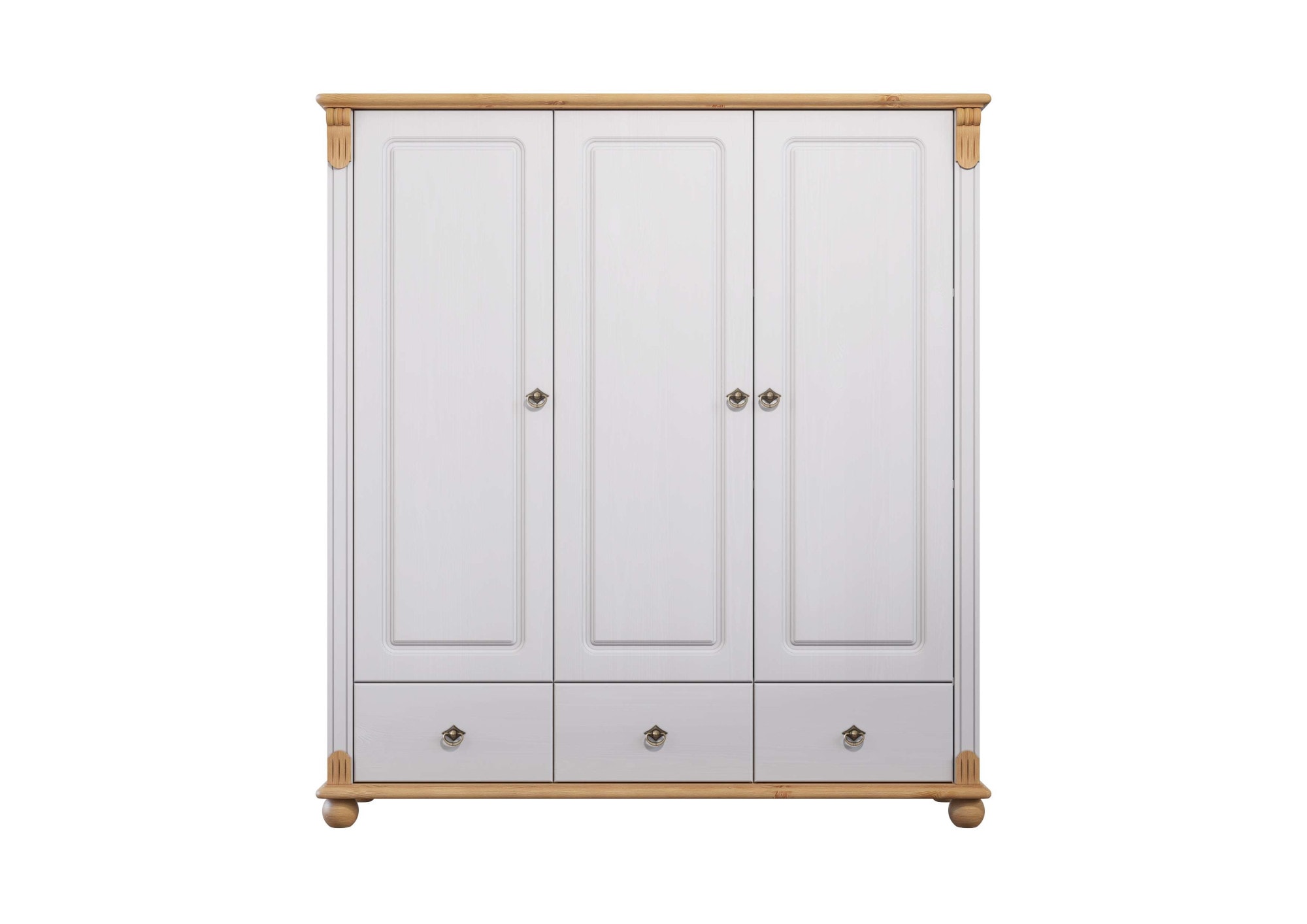 Home affaire Wäscheschrank »Tessin«, (2 Breiten: 90/128 cm H/T ca. 140/38 cm), aus massiver Kiefer, in 2 Breiten, viel Stauraum, FSC zertifiziert