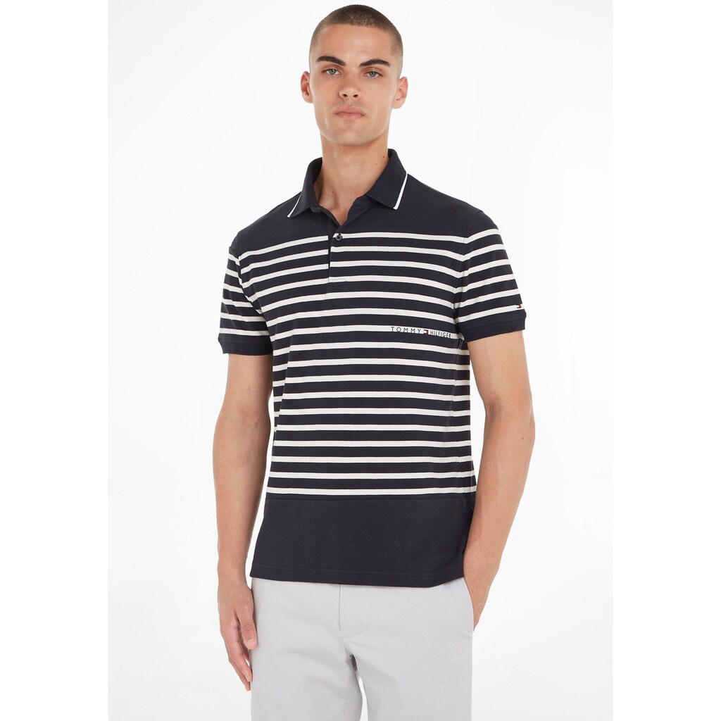 Tommy Hilfiger Poloshirt »PLACED STRIPE POLO«