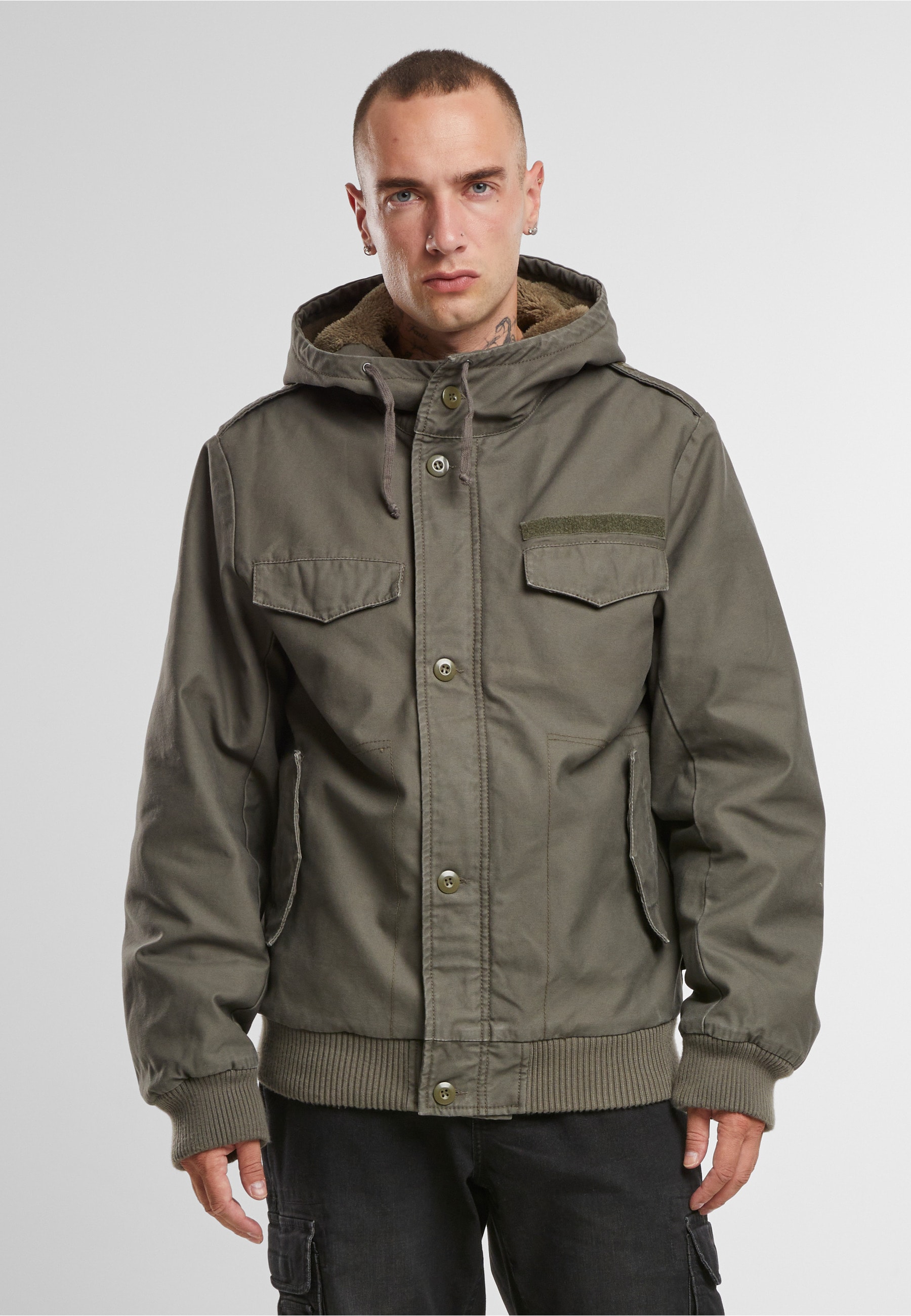 Brandit Winterjacke »Brandit Brandit Men BW Jacket Jacob« 1 Stk. tlg. mit Kapuze
