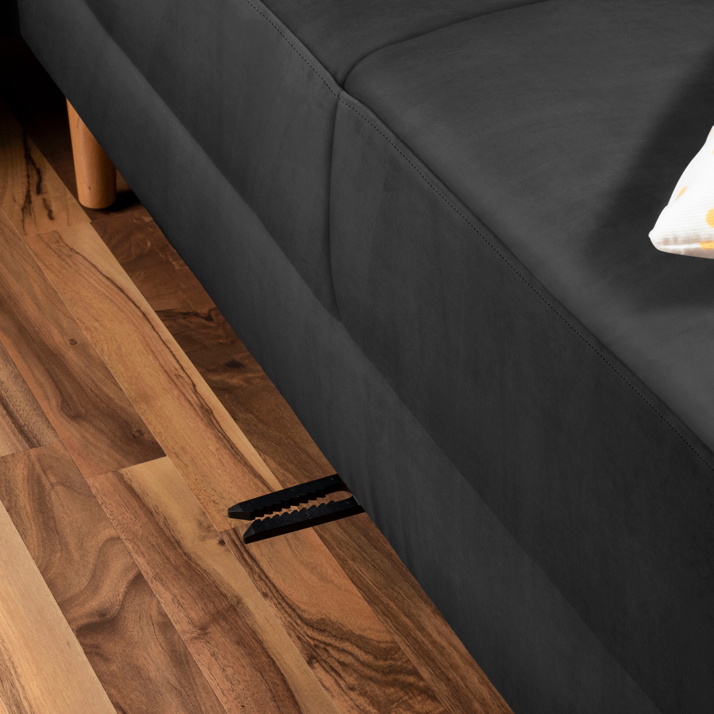 Max Winzer® Ecksofa »Just Chill«, Schlafsofa mit Recamiere, Rückenverstellung, inklusive Stauraumhocker