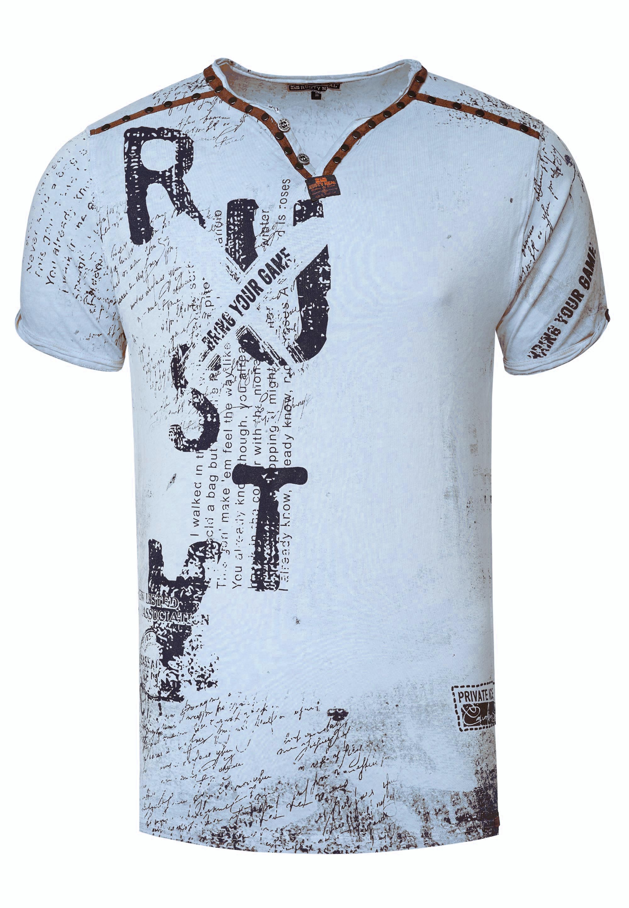 Rusty Neal T-Shirt, im Used-Look