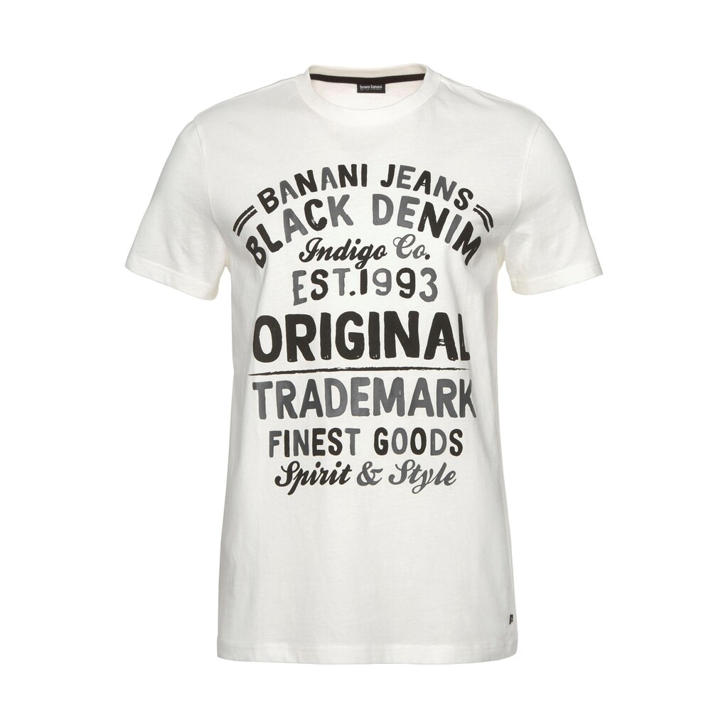 Bruno Banani T-Shirt, Mit Markenprint