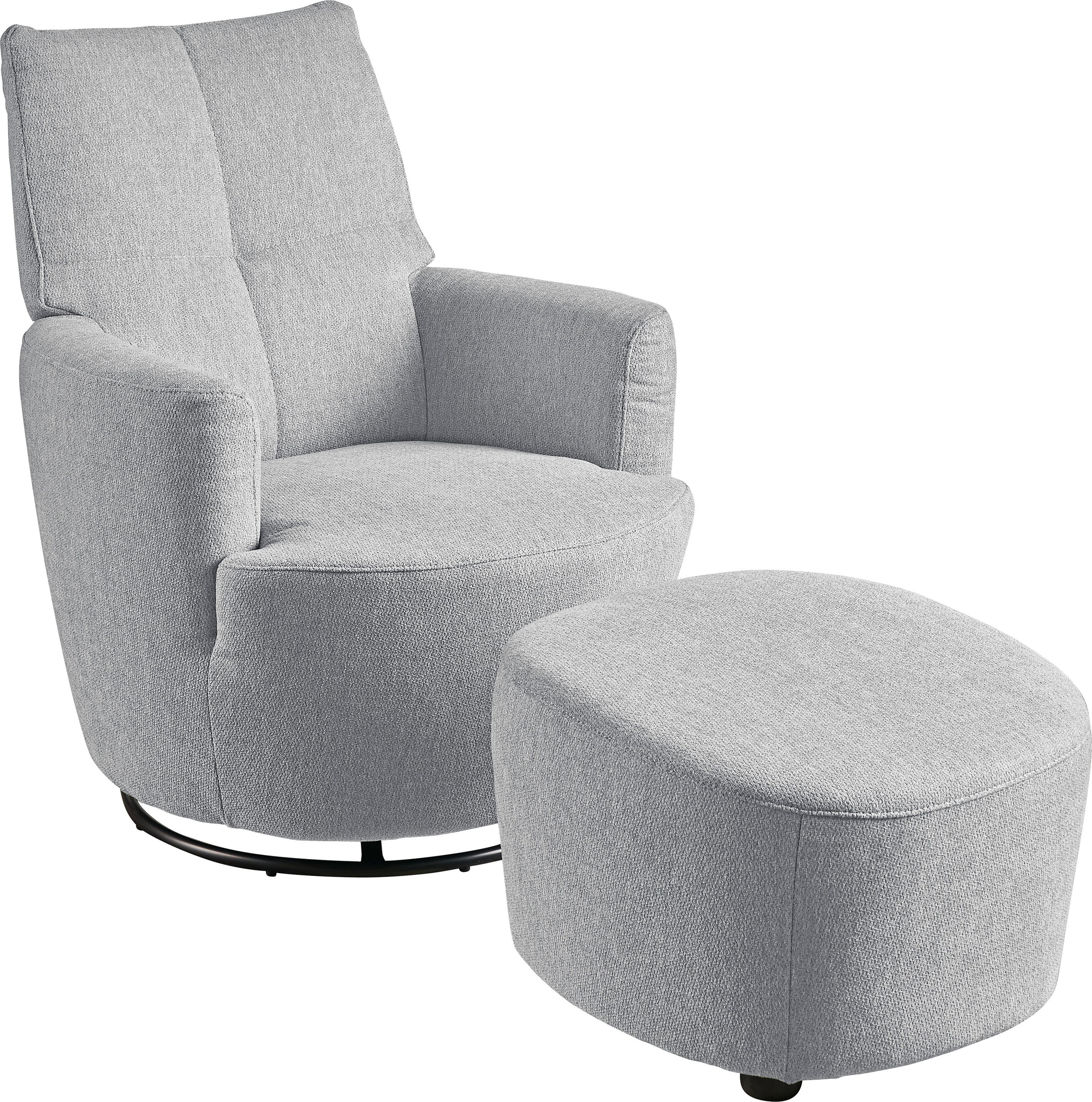 set one by Musterring "SO 1450" Set, mit Dreh- und Wippfunktion, inklusive Hocker