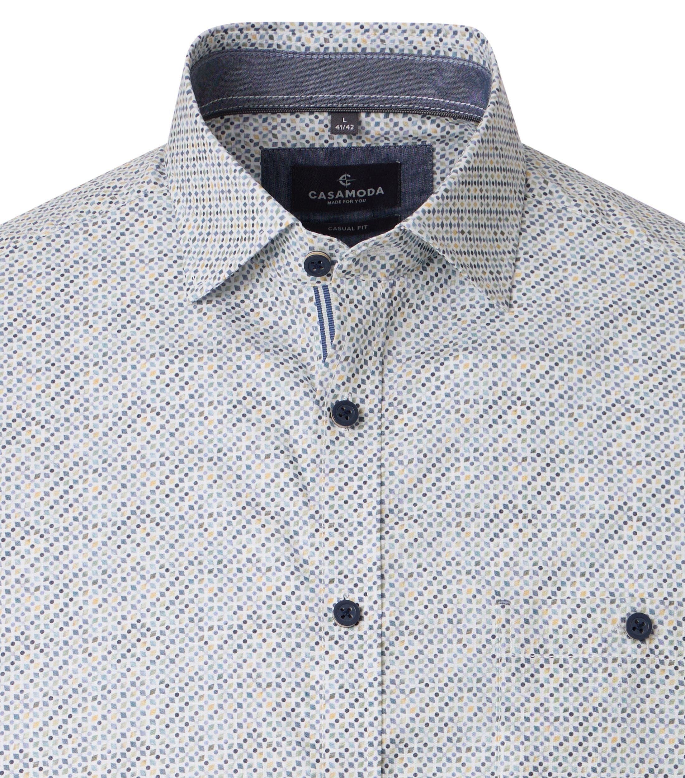 CASAMODA Kurzarmhemd »CASAMODA Freizeithemd Kurzarm Print«