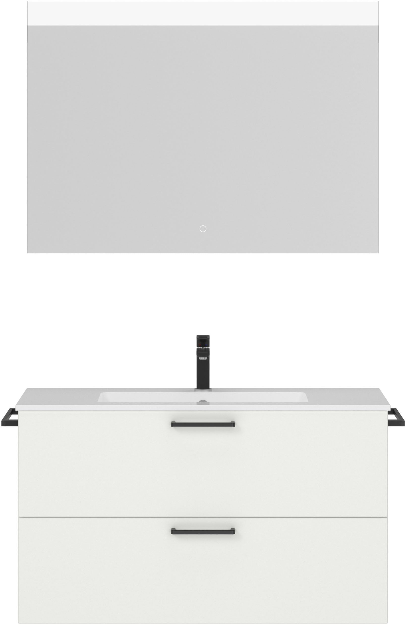 nobilia Badmöbel-Set "Tolvina" vormontiert, mit Soft-Close, 2 Stk. tlg. günstig online kaufen