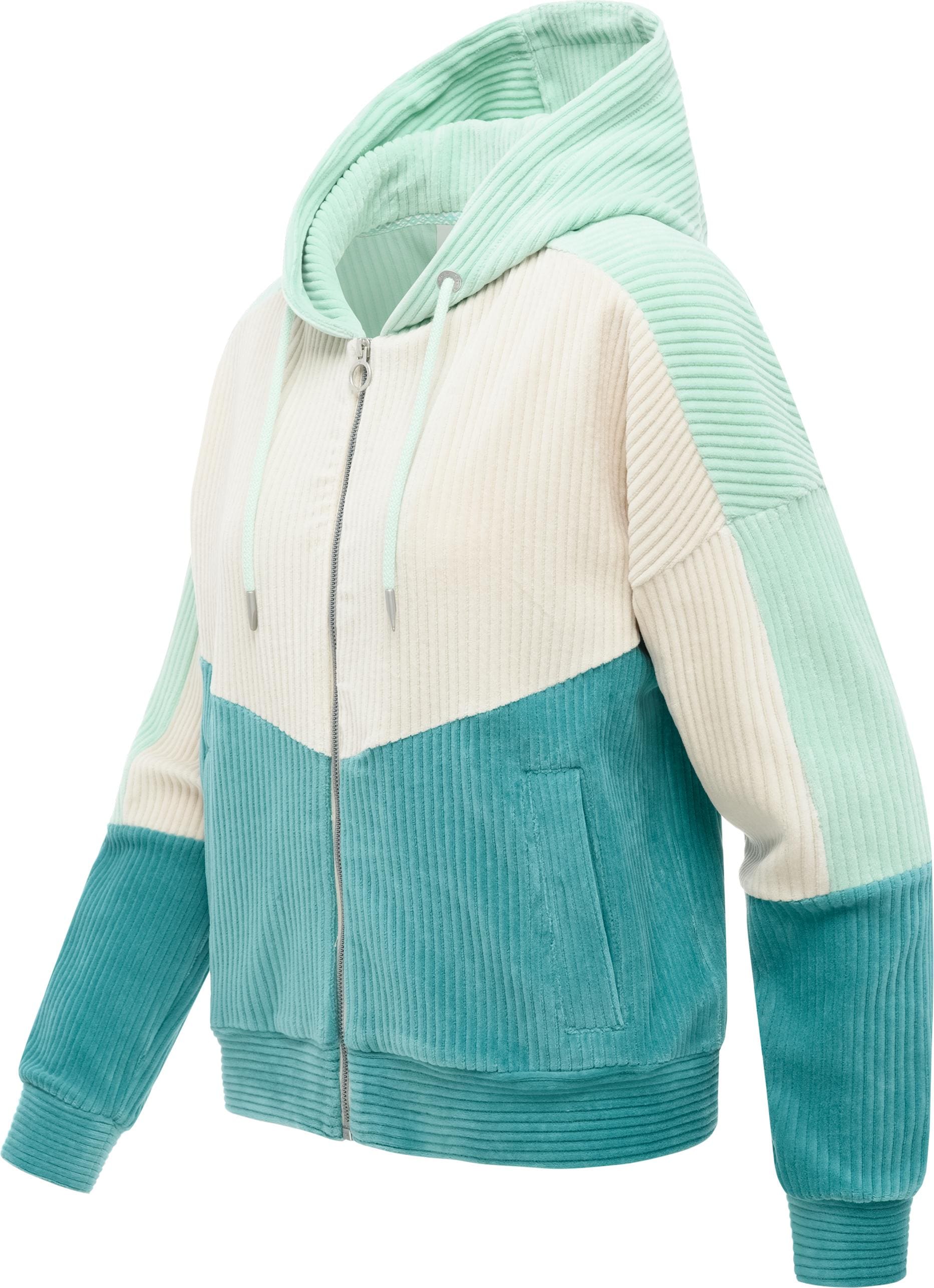 Ragwear Sweatjacke »Queny Sweat Cordy« Modische Cordjacke aus kuscheligem Kord