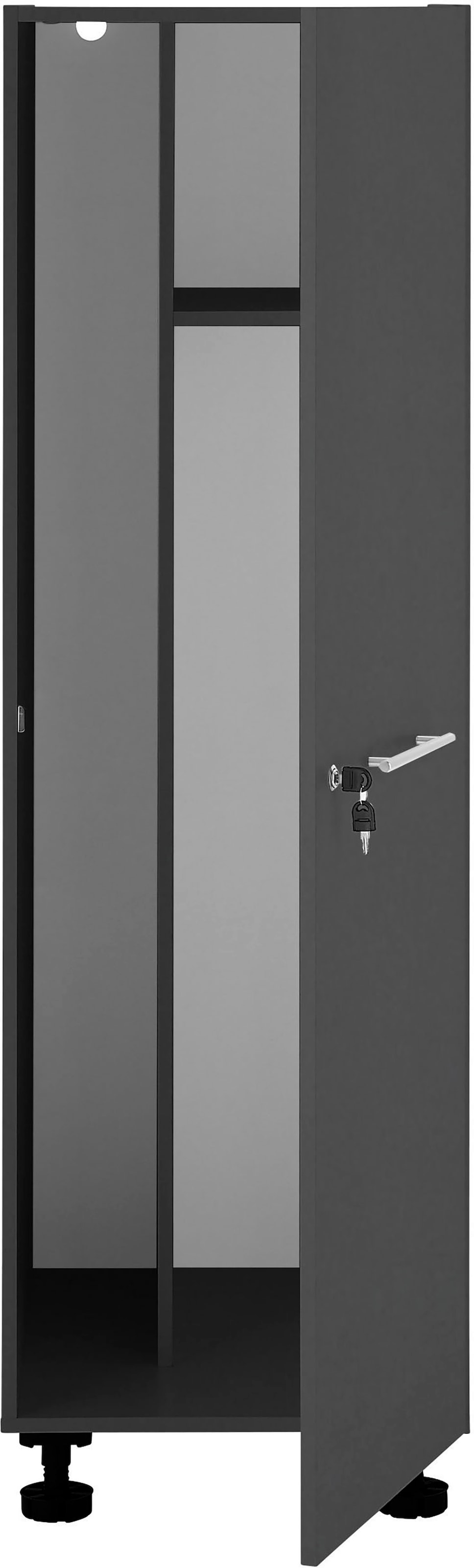 Laundreezy Mehrzweckschrank »Laundreezy, Haushaltsschrank BxHxT 50x162x68 cm« 1 Stk. tlg. Breite 50cm, Tür L/R montierbar, Softclose, abschließbar