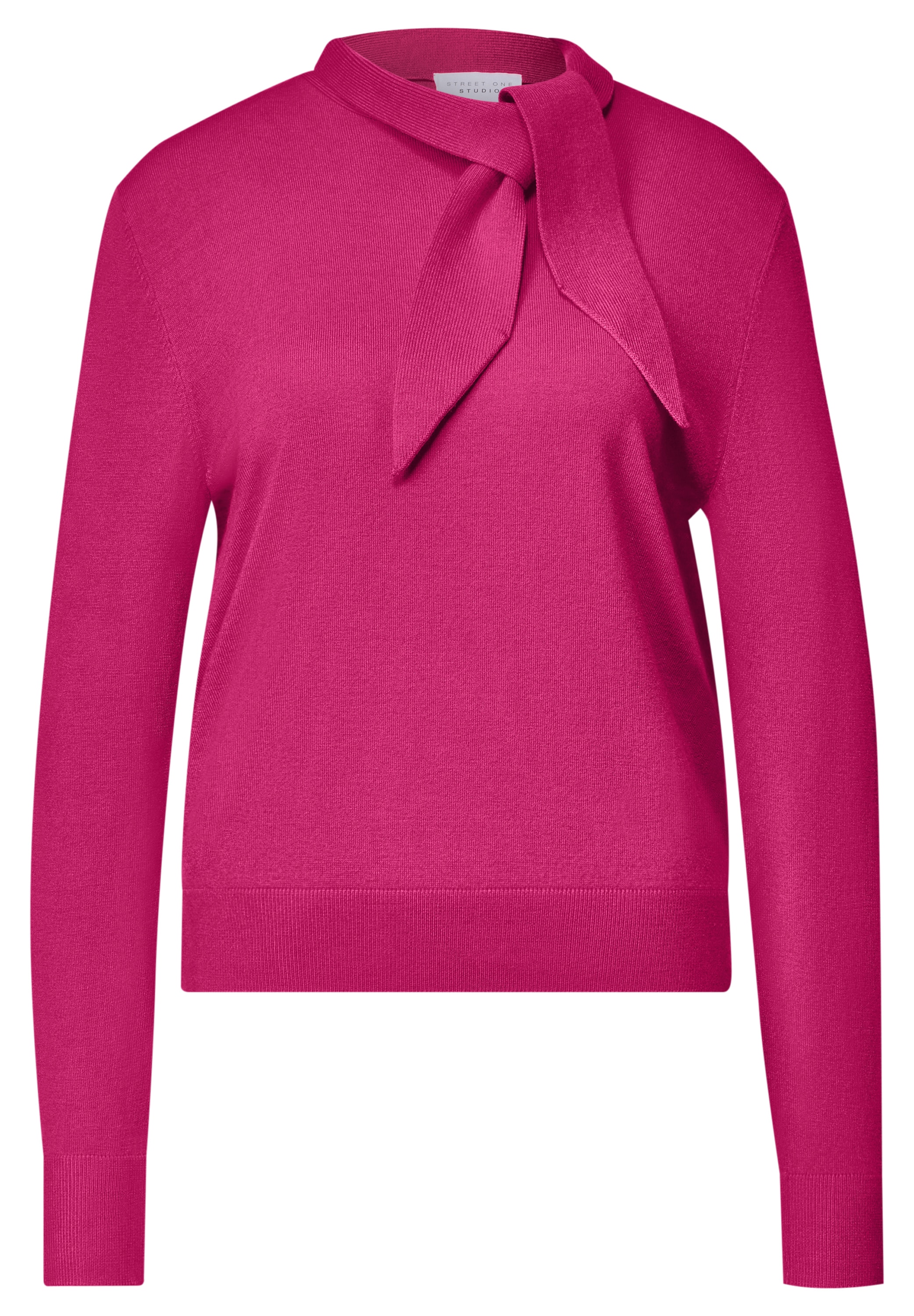 STREET ONE STUDIO Longpullover in Unifarbe