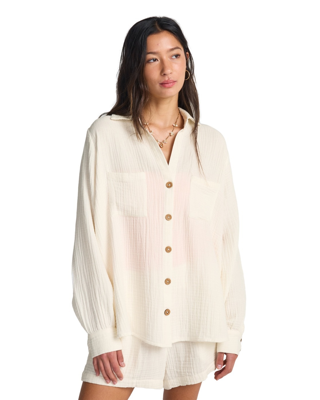 Billabong Kurzarmshirt "Swell Blouse" günstig online kaufen