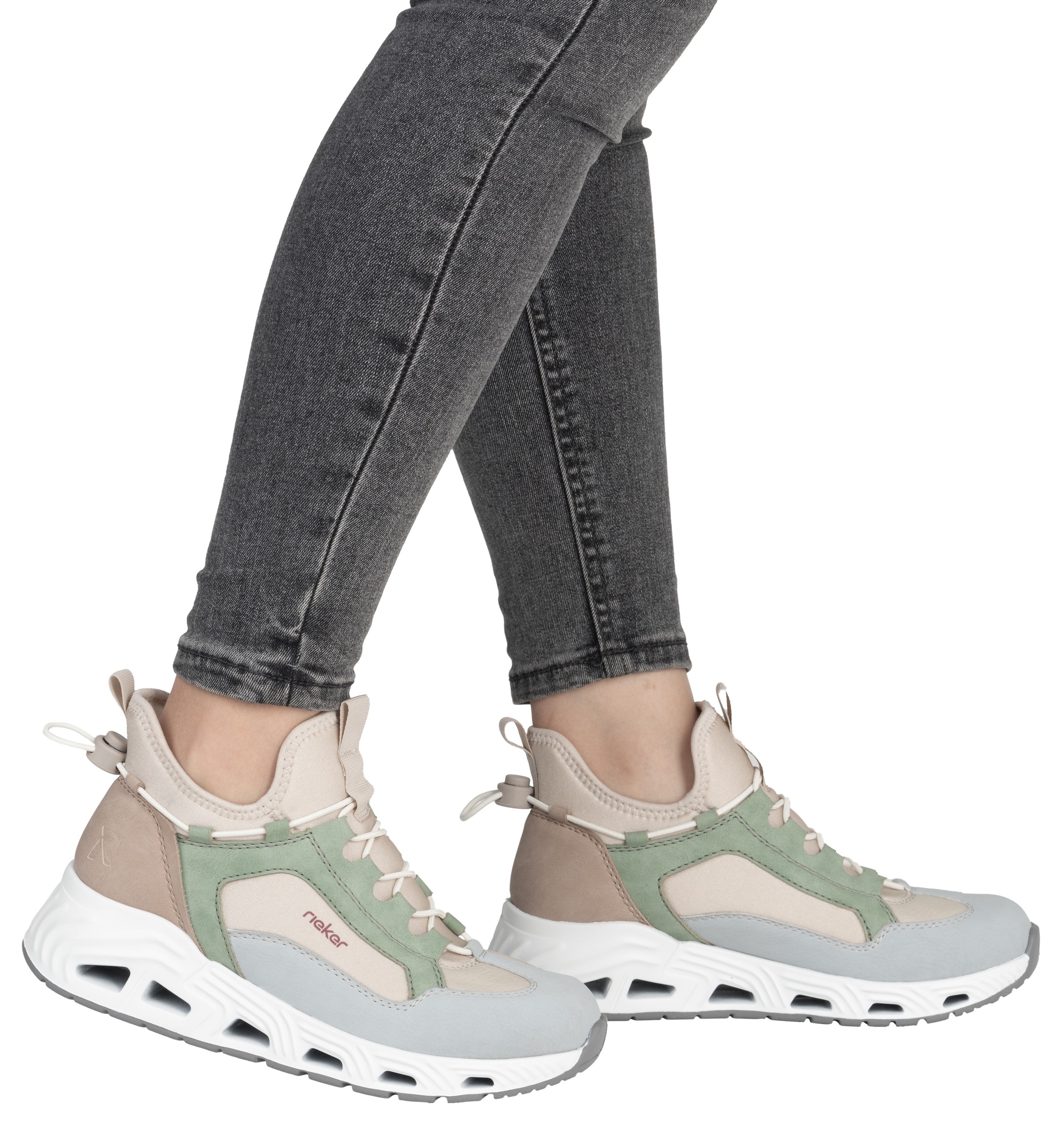 RIEKER Sport Slip-On Sneaker High Top Sneaker, Schlupfschuh mit Schnellvers günstig online kaufen