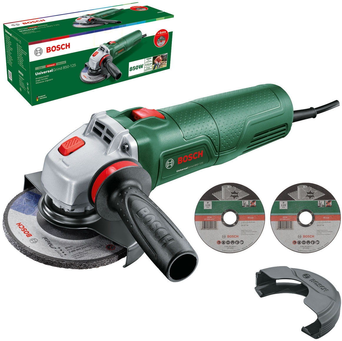 Bosch Home & Garden "UniversalGrind 850-125" inkl. 3 Scheiben