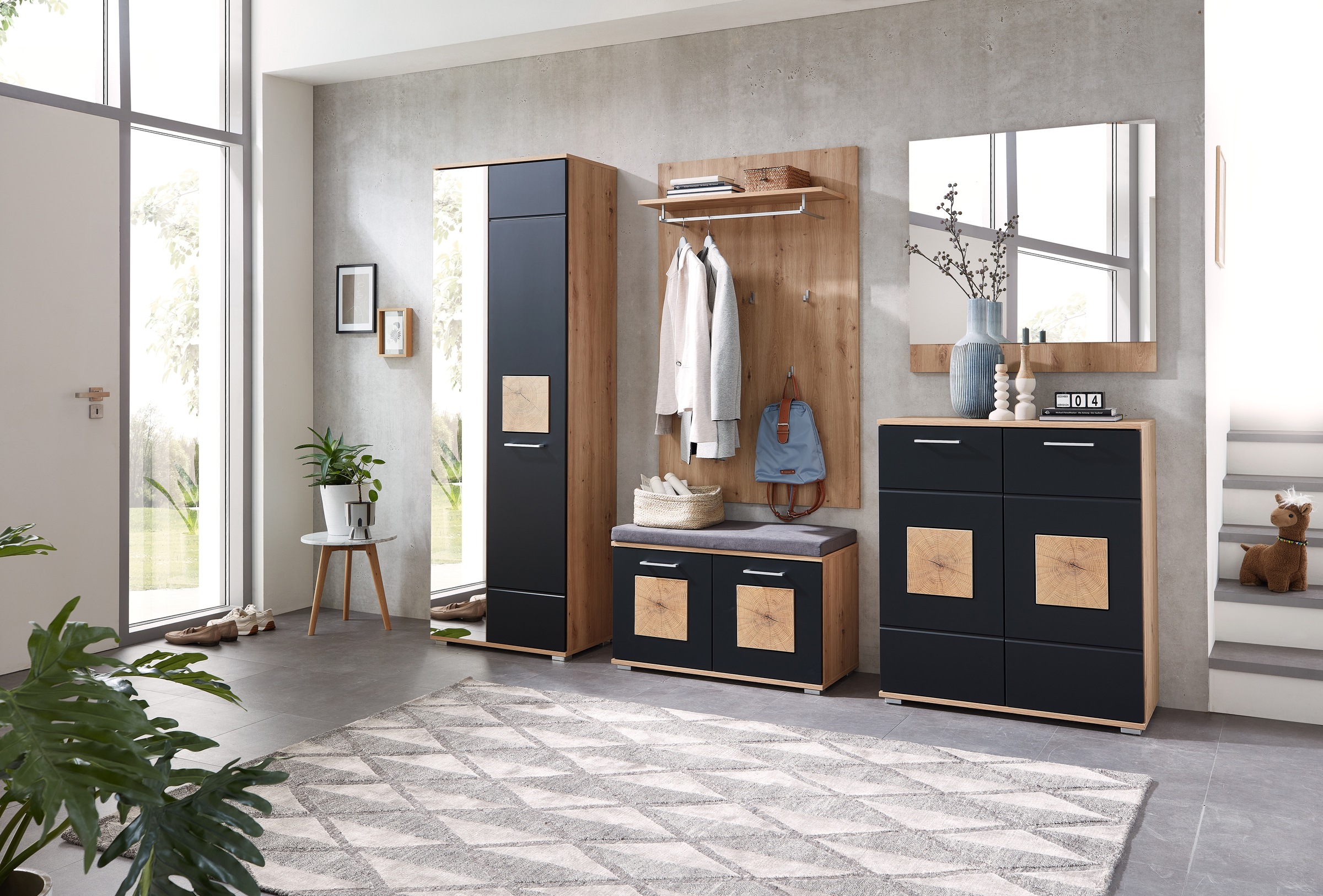 Innostyle Garderoben-Set "Fun Garderoben Set, 263x195x38cm (B/H/T)" 1 Stk. günstig online kaufen