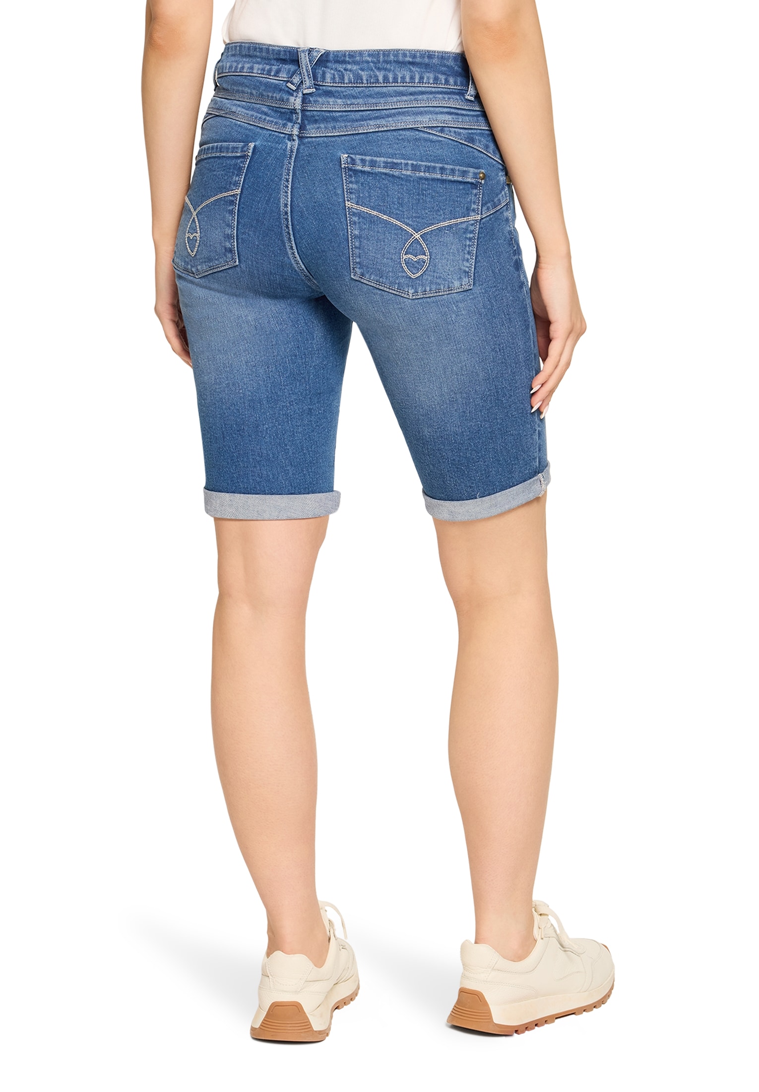 Cartoon Shorts »Damen mit Stickerei«