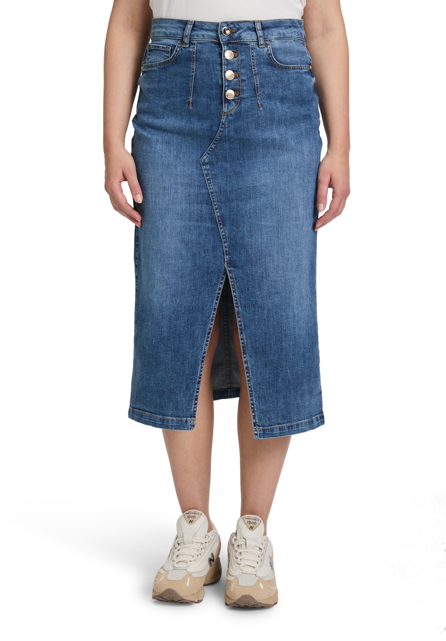 Cartoon Maxirock "Cartoon Jeansrock mit Waschung" günstig online kaufen