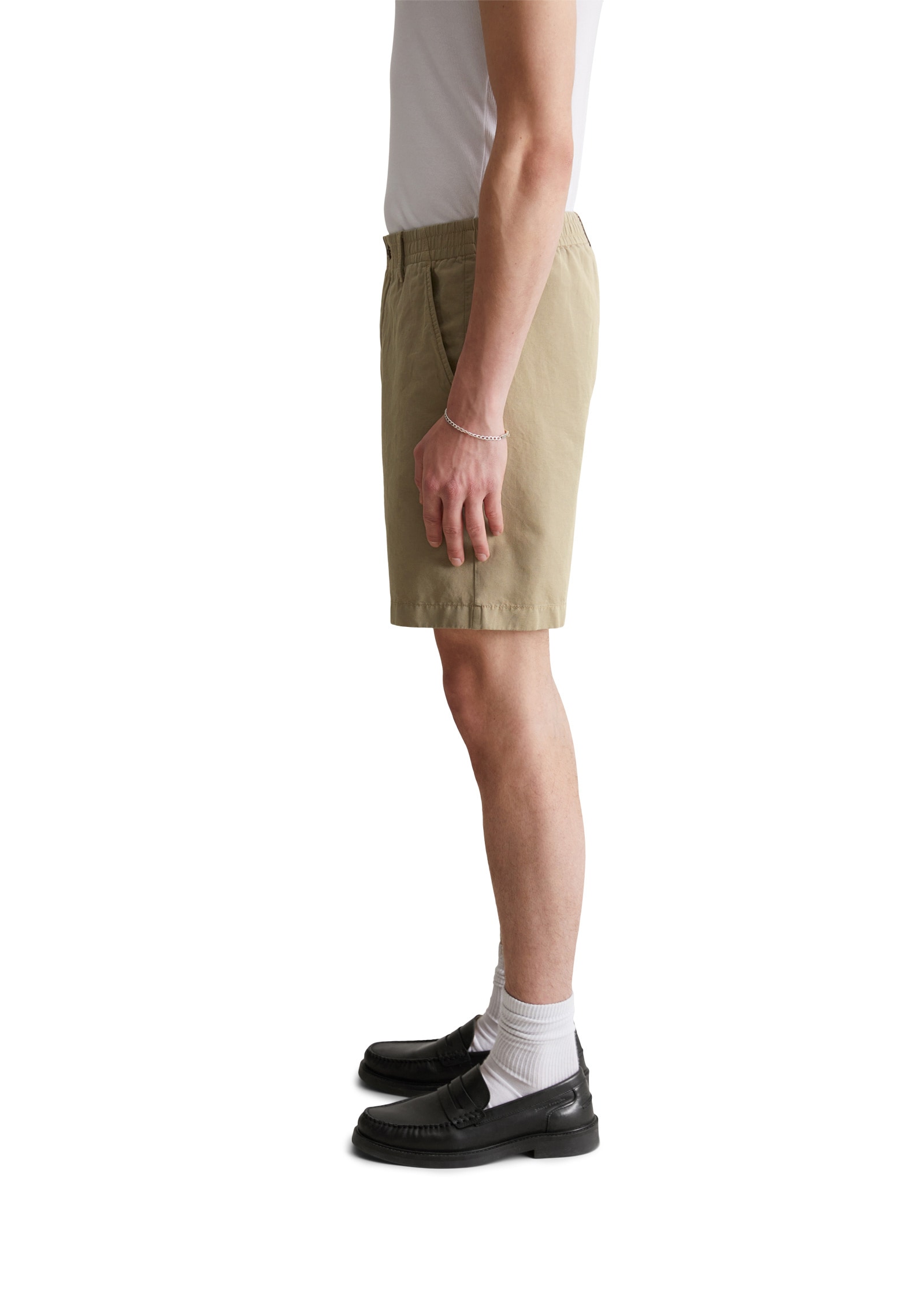 Marc O'Polo DENIM Shorts »aus Bio-Baumwolle und Leinen«