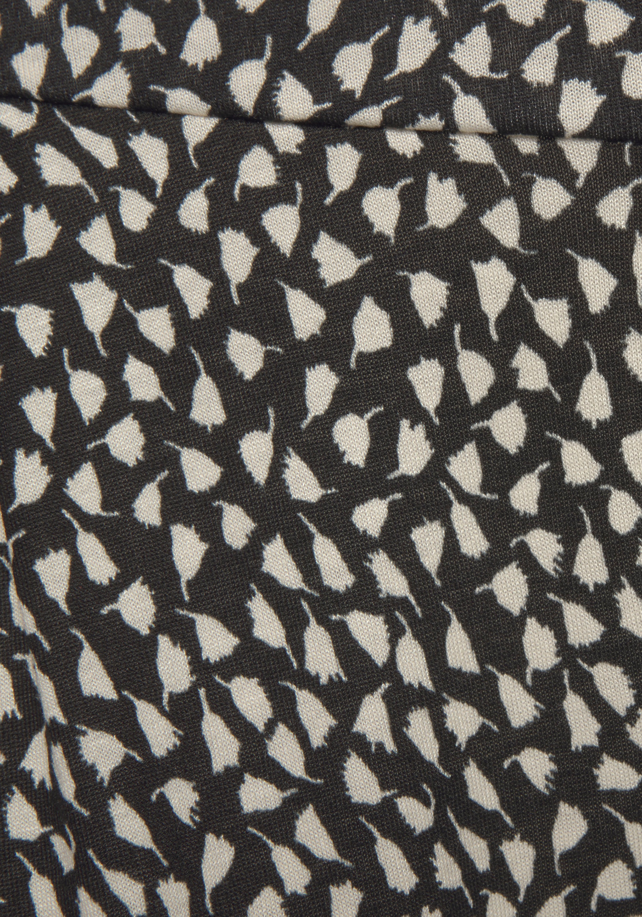 s.Oliver Strandhose  mit Blumendruck und Taschen, leichte Jerseyhose