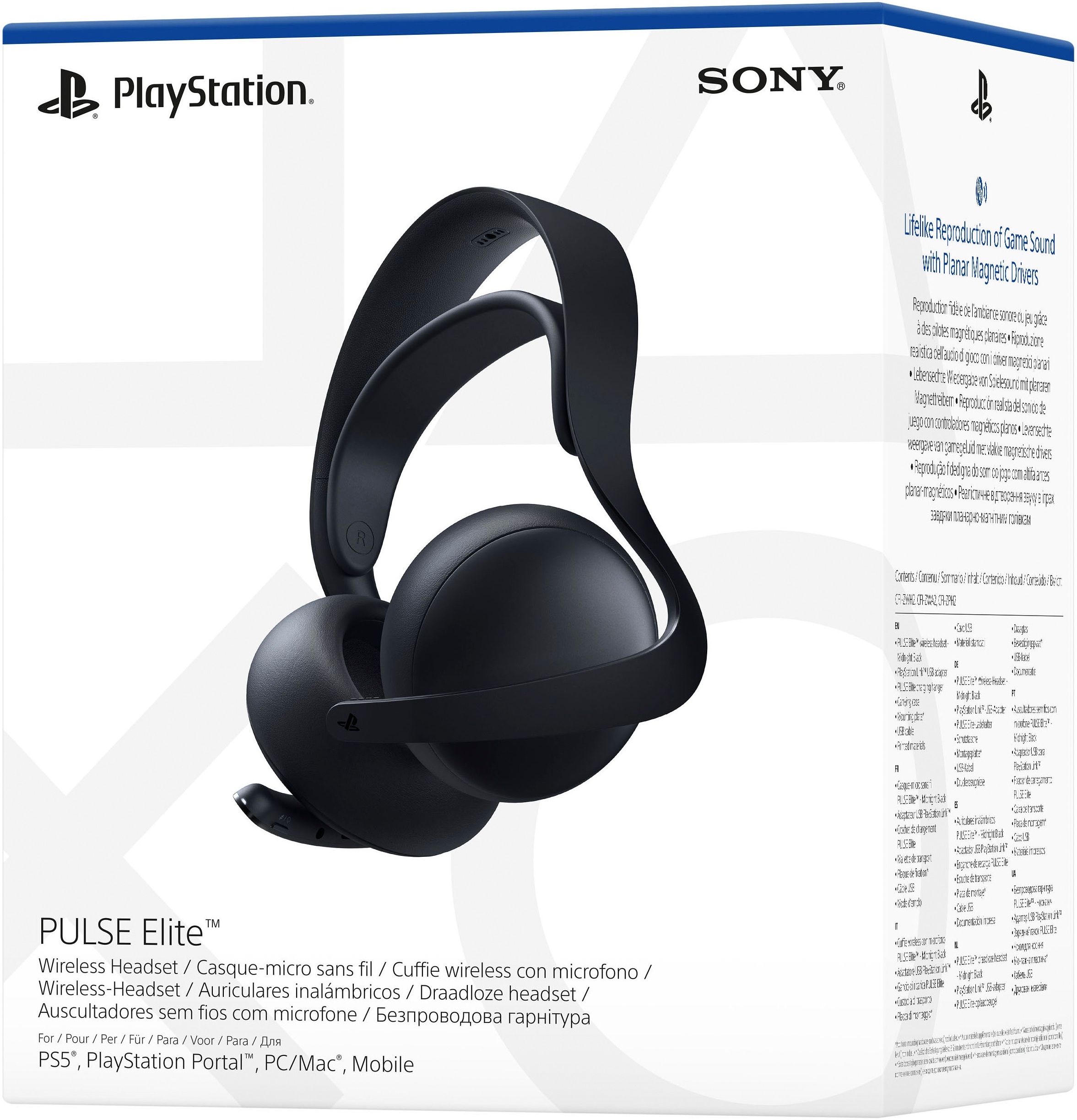 PlayStation 5 Gaming-Headset »Pulse Elite«, Bluetooth, Rauschunterdrückung