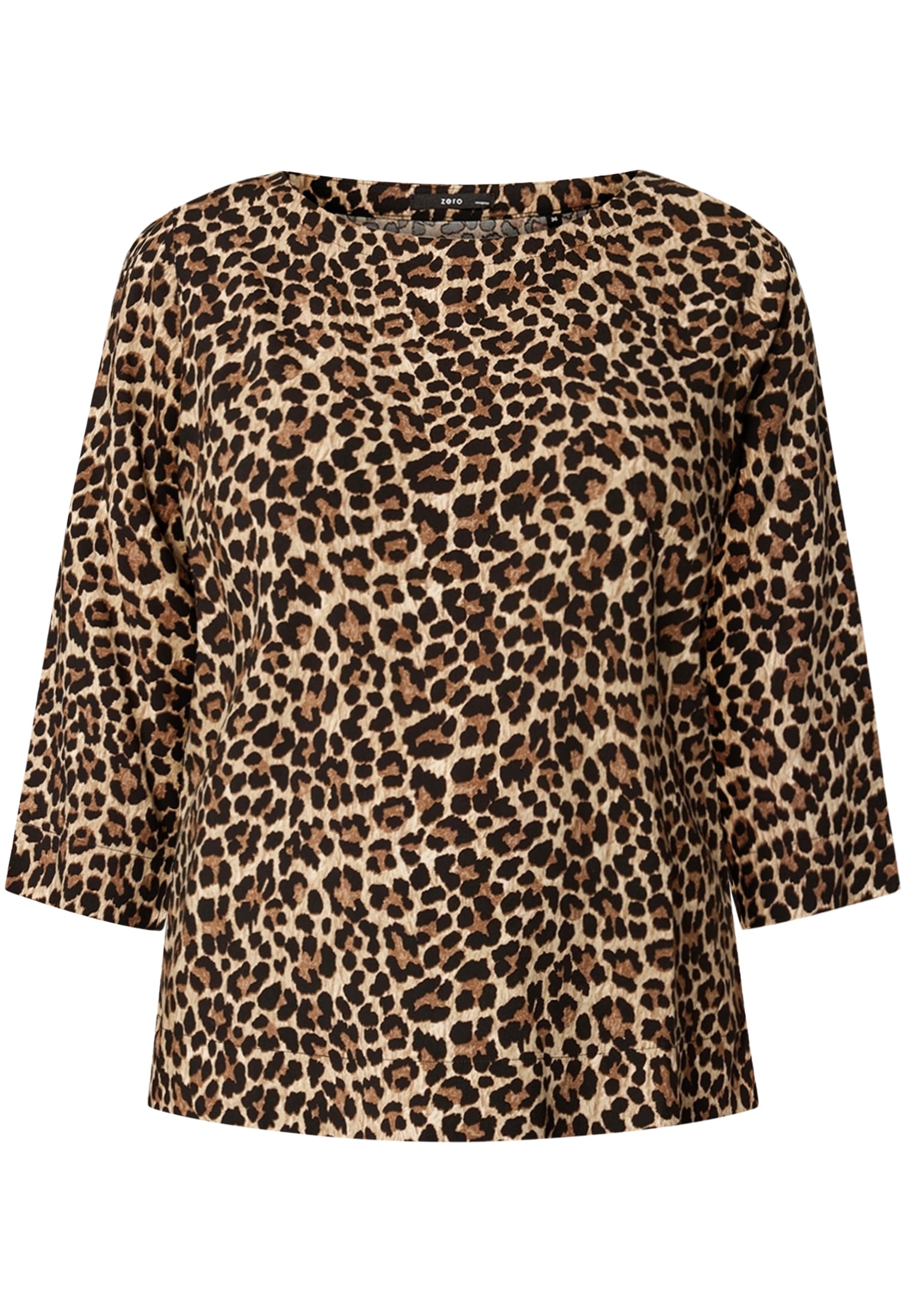 Zero Hemdbluse »Damen mit Rundhalsausschnitt«