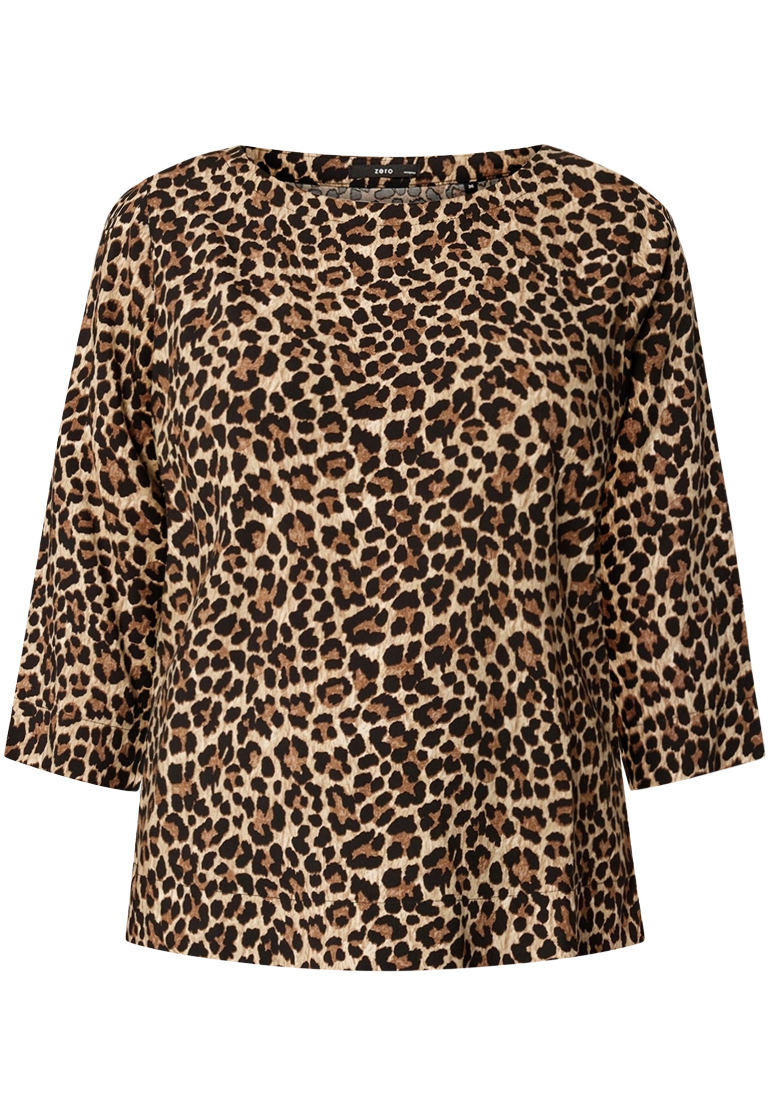 Zero Hemdbluse "Damen mit Rundhalsausschnitt" günstig online kaufen