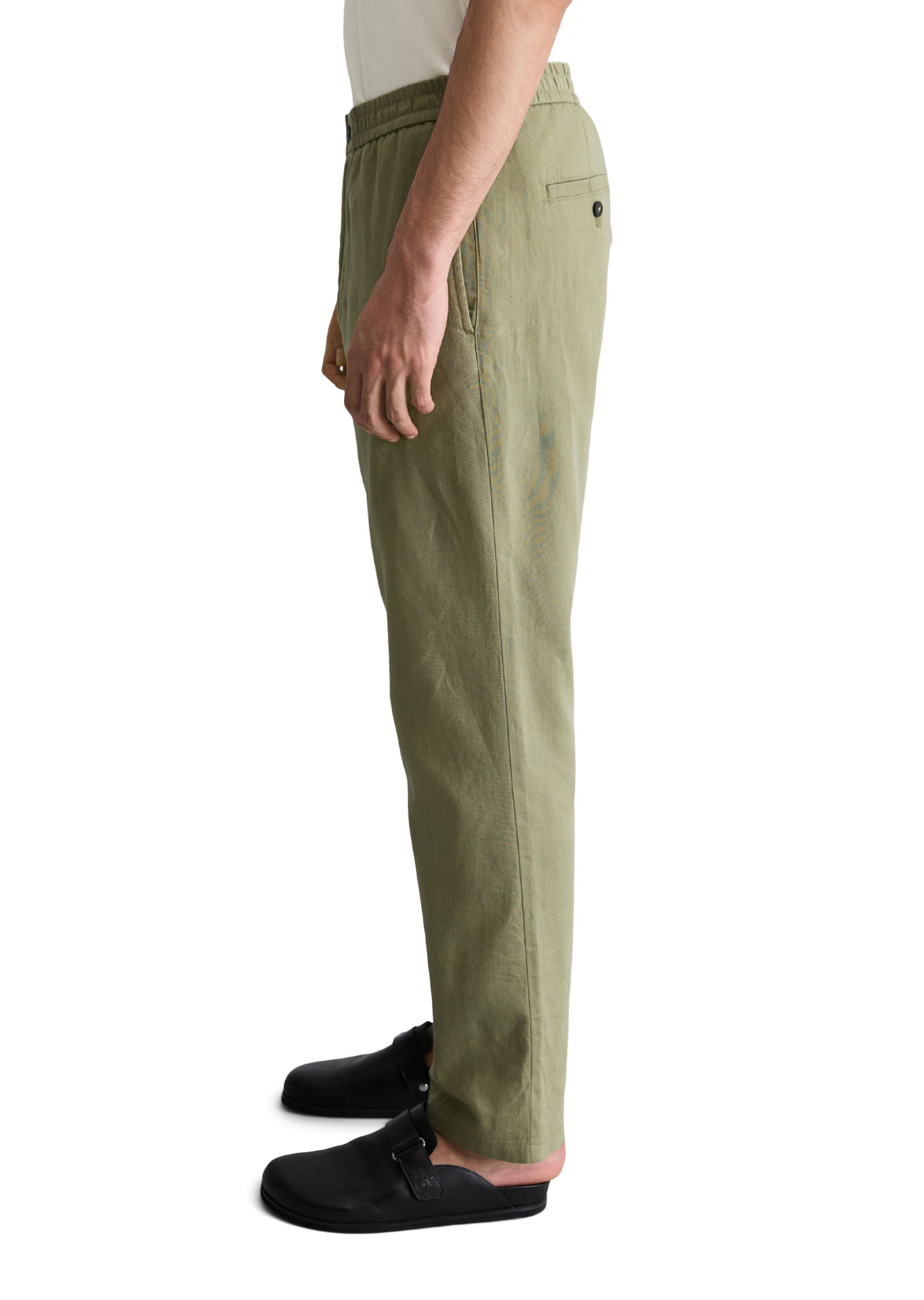 Marc O'Polo DENIM Chinohose »aus Bio-Baumwolle und Leinen«