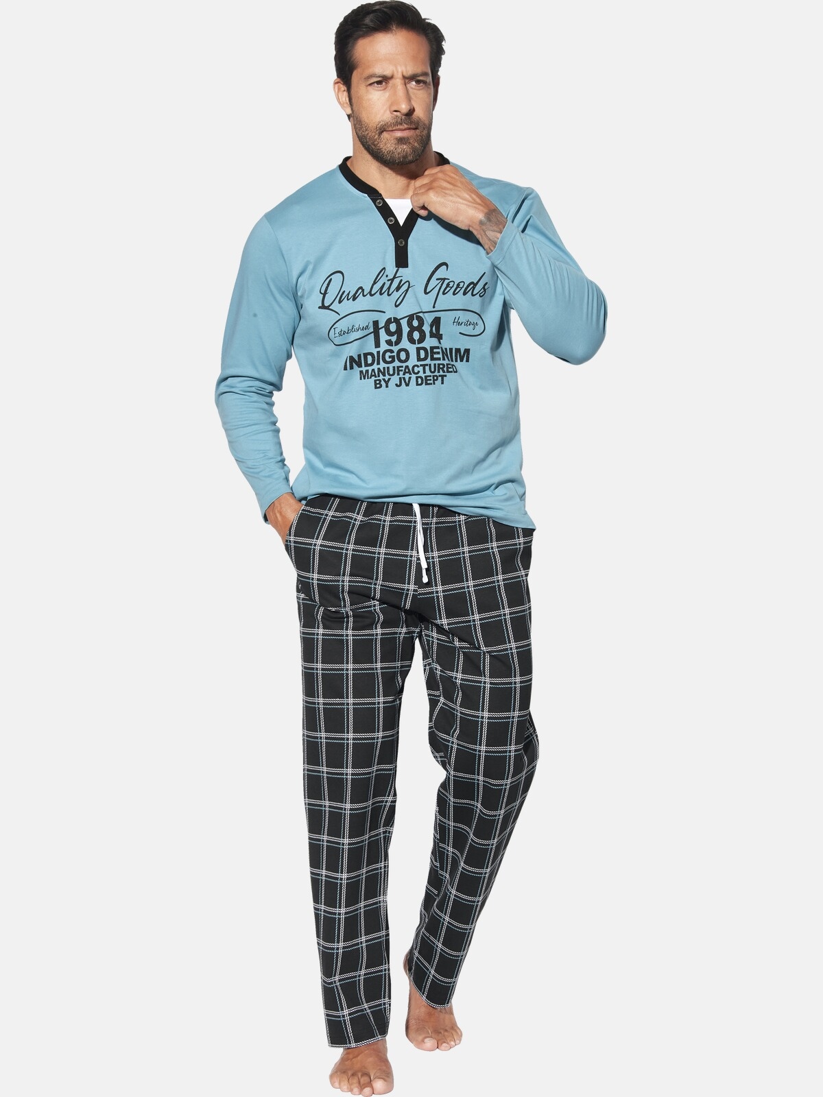 Jan Vanderstorm Schlafanzug "Schlafanzug ROLFHEIM" günstig online kaufen