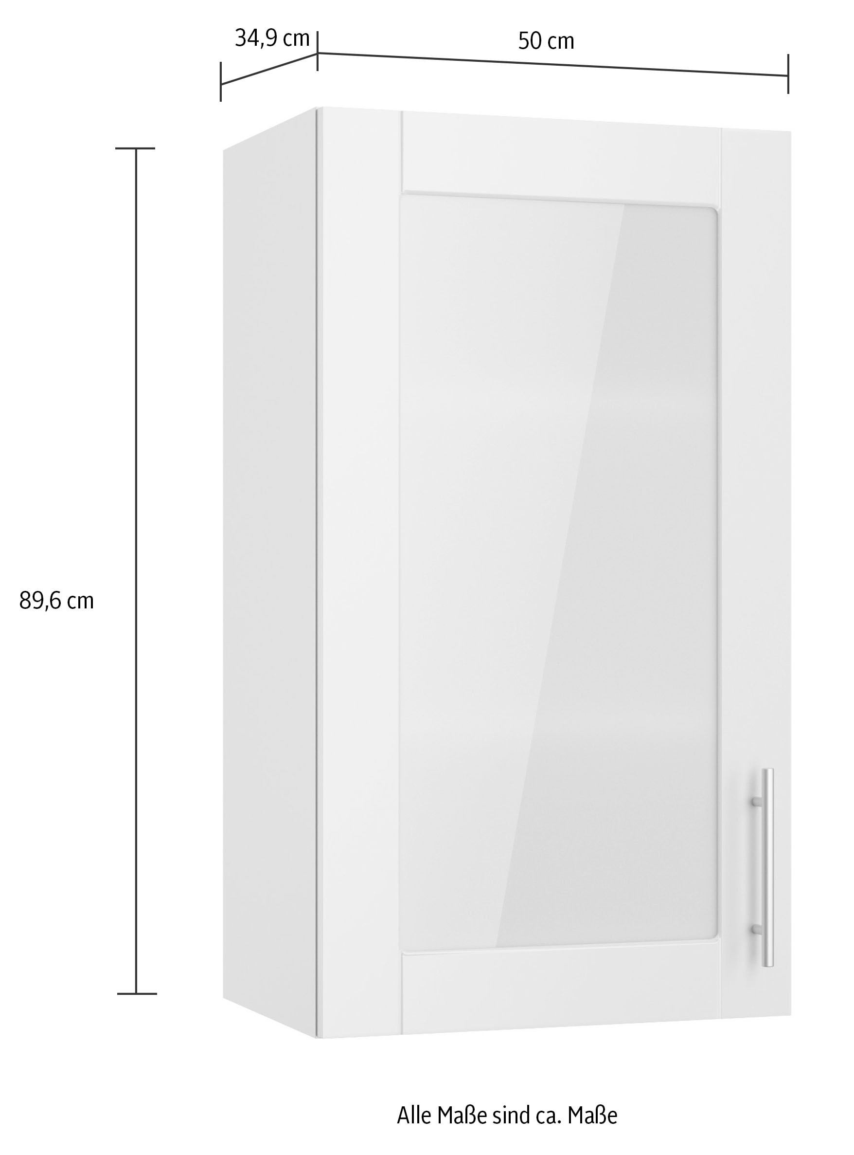 OPTIFIT Glashängeschrank »Ahus«, Breite 50 cm kaufen | BAUR | Hängeschränke