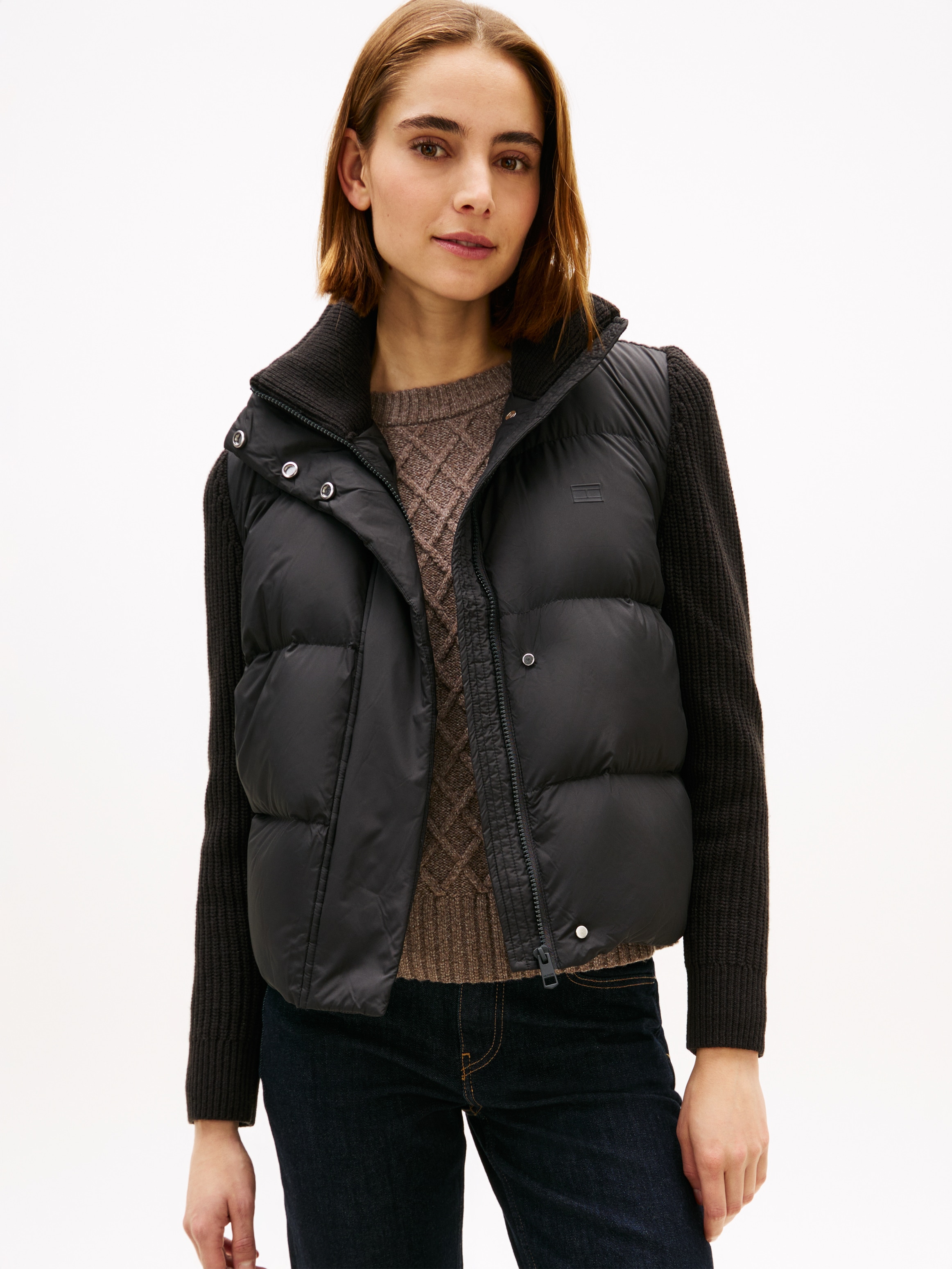 Tommy Hilfiger Steppjacke "MODERN DOWN KNIT MIX REG JACKET" günstig online kaufen