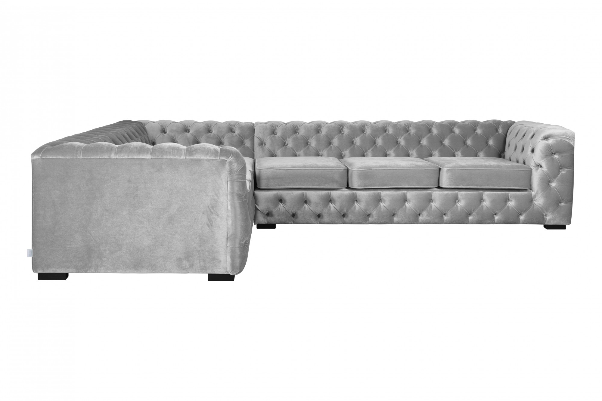 Home affaire Chesterfield-Sofa "KALINA L-Form" hochwertig Chesterfield-Ausf günstig online kaufen