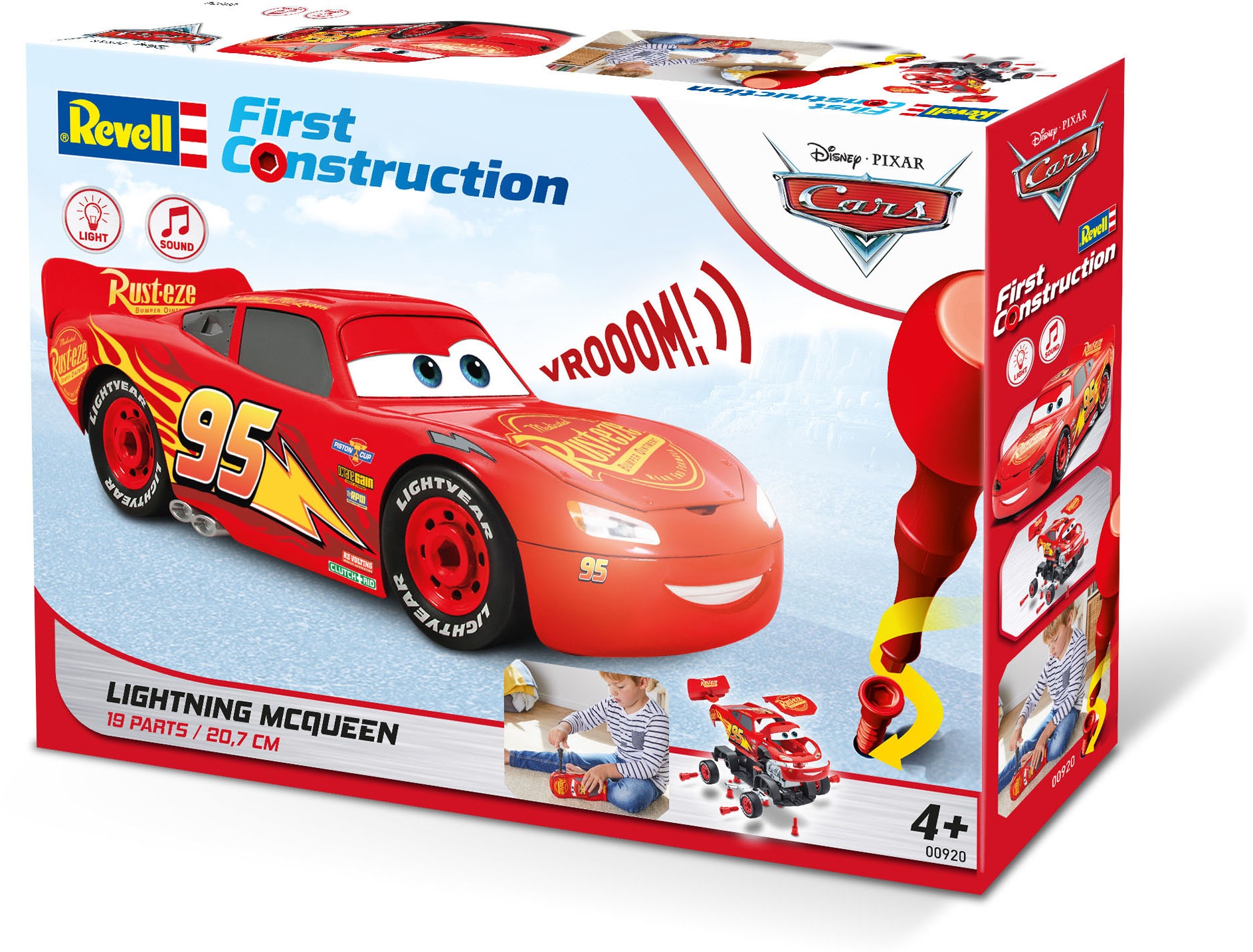 Revell® Modellbausatz »Revell First Construction, Lightning McQueen«, 1:20