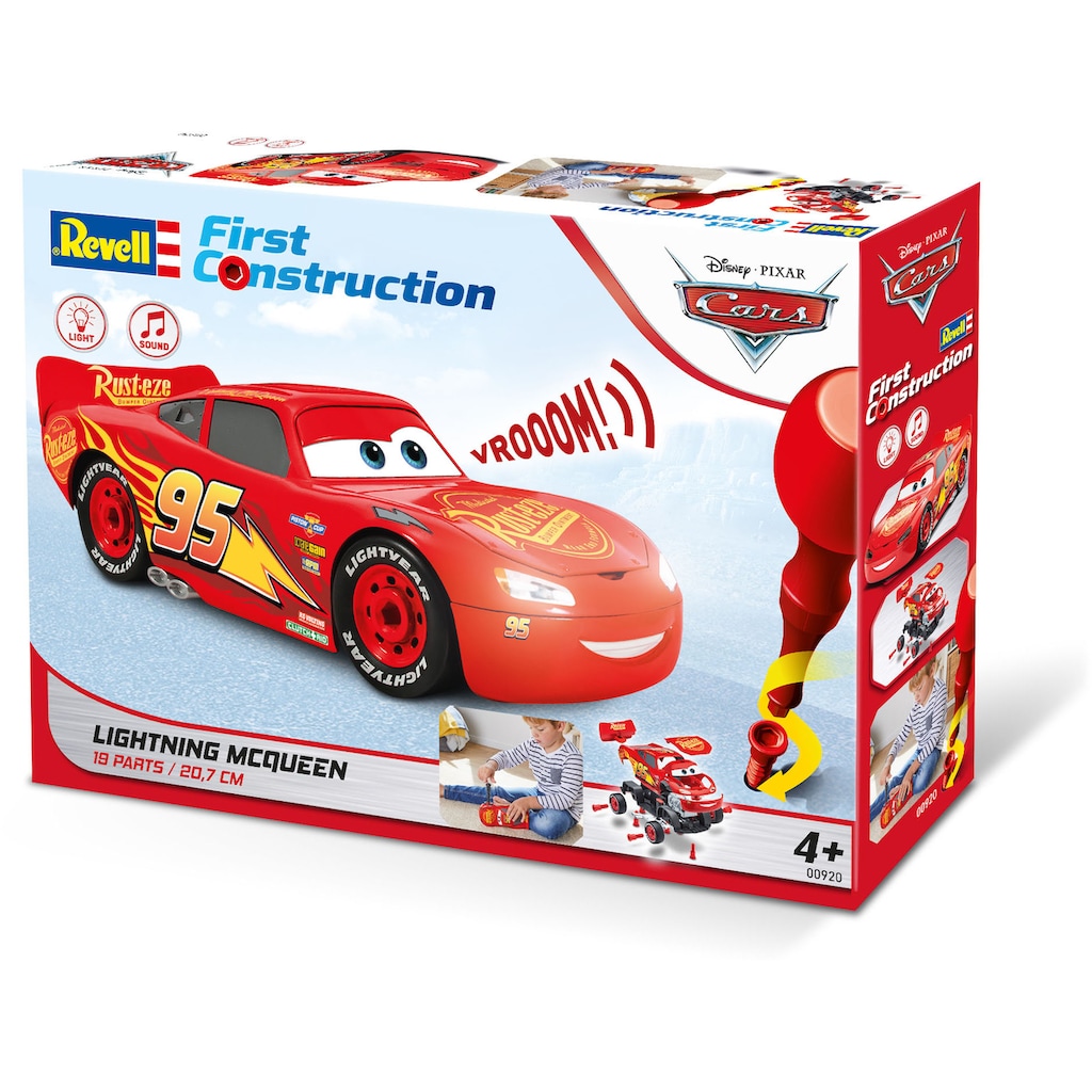 Revell® Modellbausatz »Revell First Construction, Lightning McQueen«, 1:20